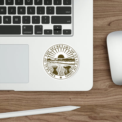 Seal of Ohio Secretary of State STICKER Vinyl Die-Cut Decal-The Sticker Space