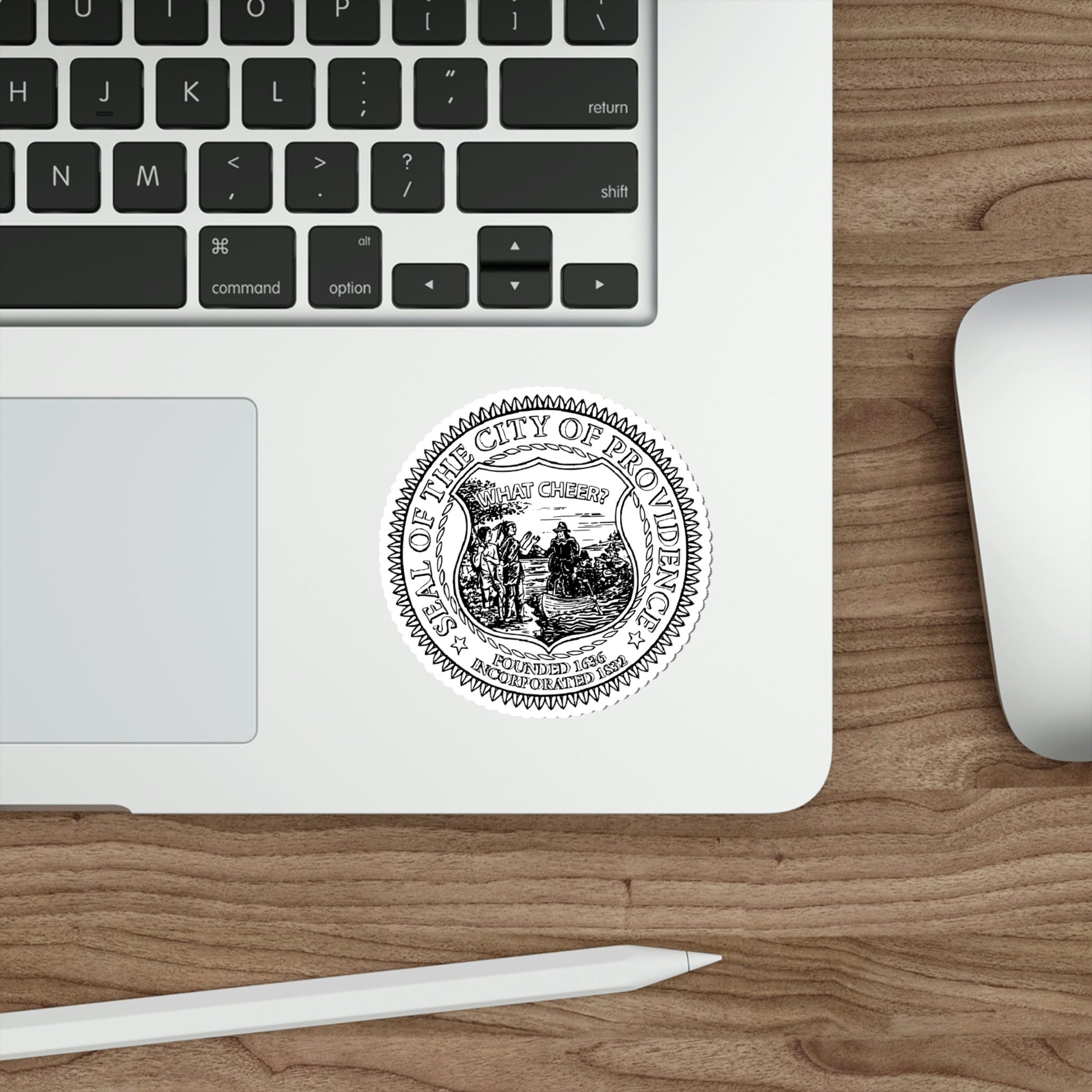 Seal of Providence Rhode Island USA STICKER Vinyl Die-Cut Decal-The Sticker Space