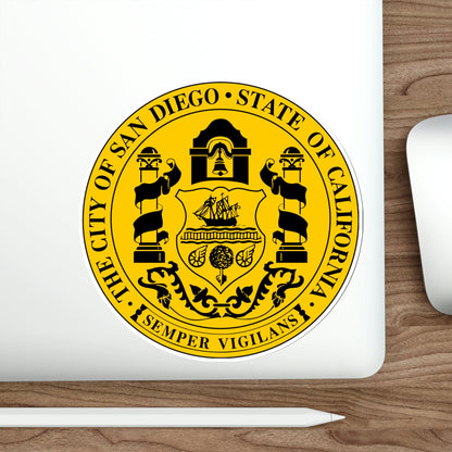 Seal of San Diego California USA STICKER Vinyl Die-Cut Decal-The Sticker Space