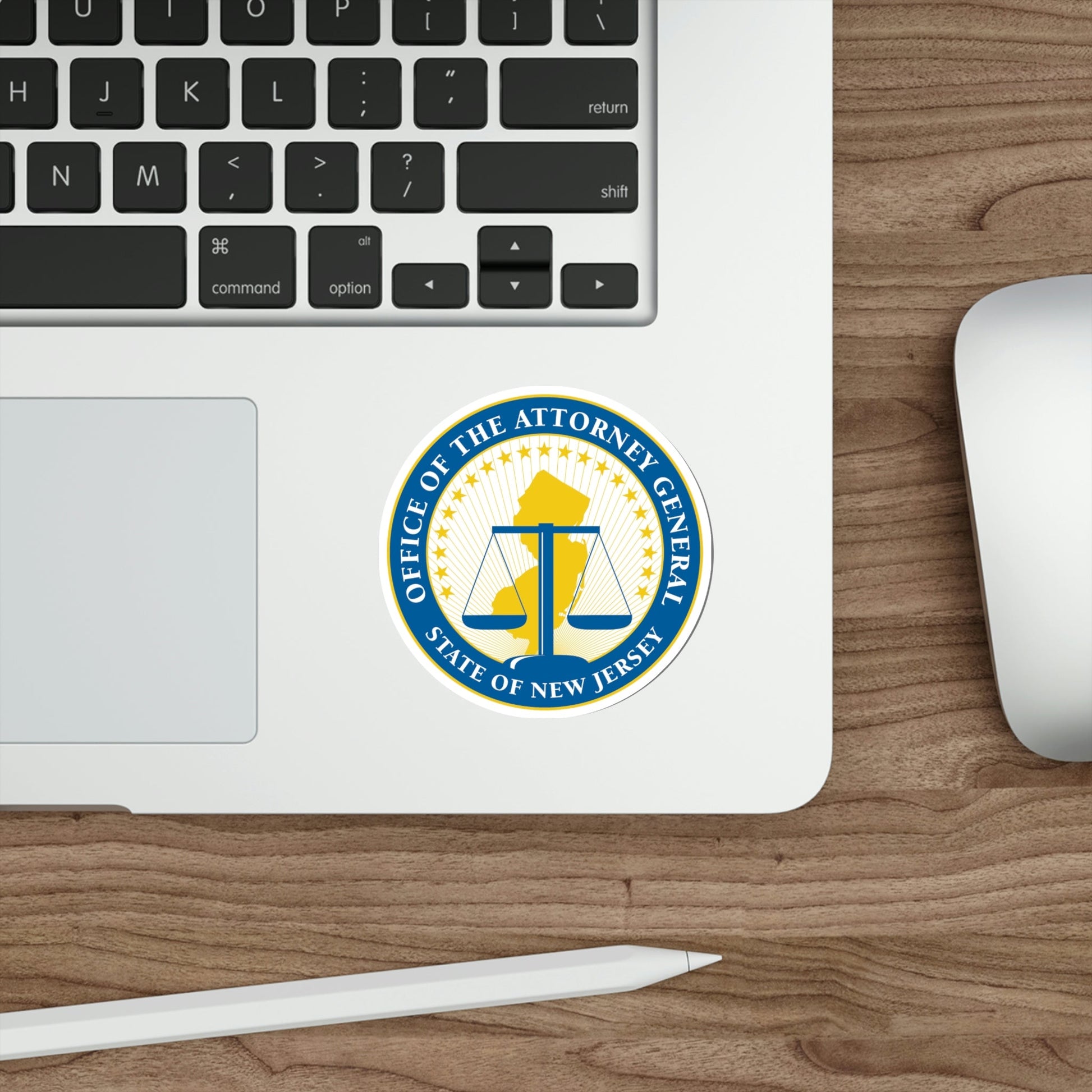 Seal of the Attorney General of New Jersey STICKER Vinyl Die-Cut Decal-The Sticker Space