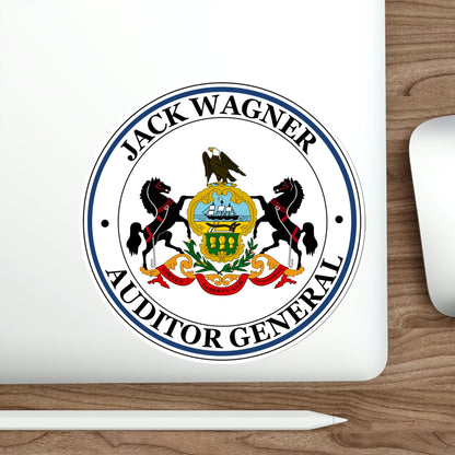 Seal of the Auditor General of Pennsylvania Jack Wagner STICKER Vinyl Die-Cut Decal-The Sticker Space