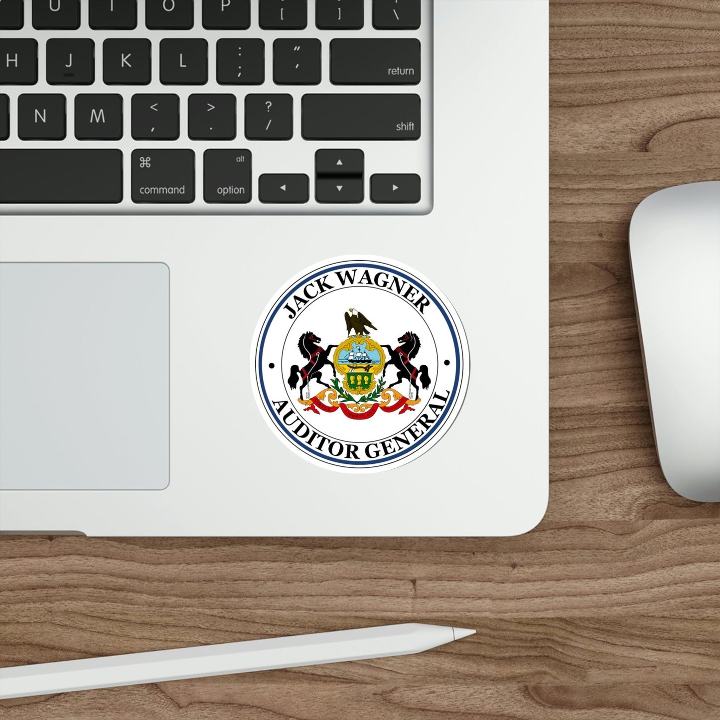 Seal of the Auditor General of Pennsylvania STICKER Vinyl Die-Cut Decal-The Sticker Space