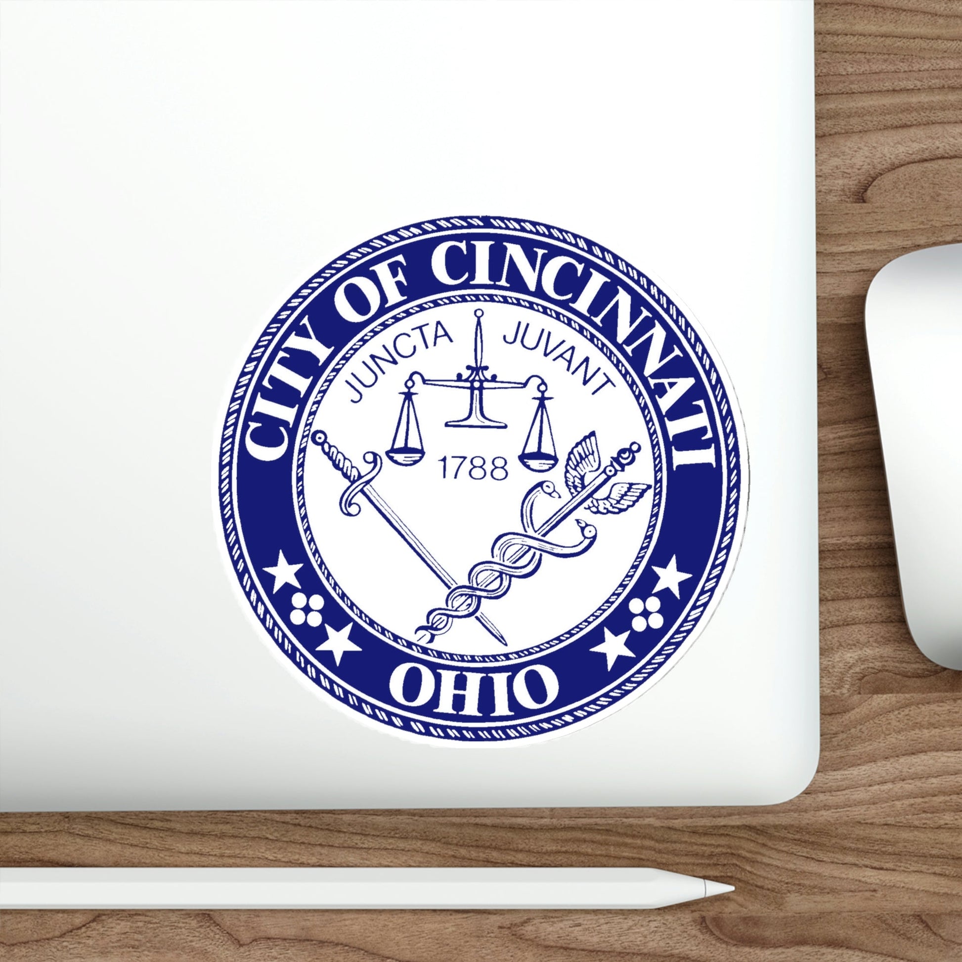 Seal of the City of Cincinnati Ohio USA STICKER Vinyl Die-Cut Decal-The Sticker Space