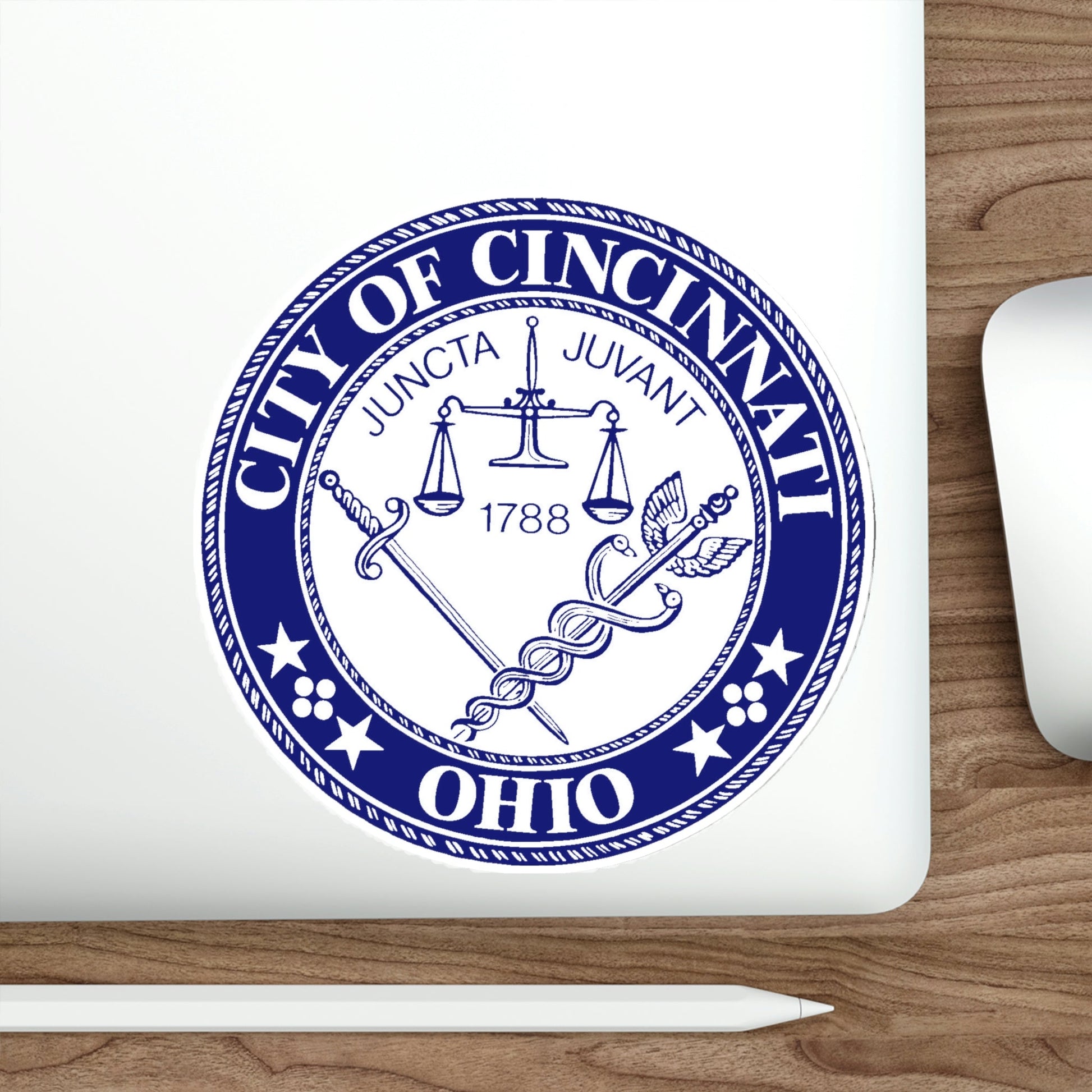 Seal of the City of Cincinnati Ohio USA STICKER Vinyl Die-Cut Decal-The Sticker Space