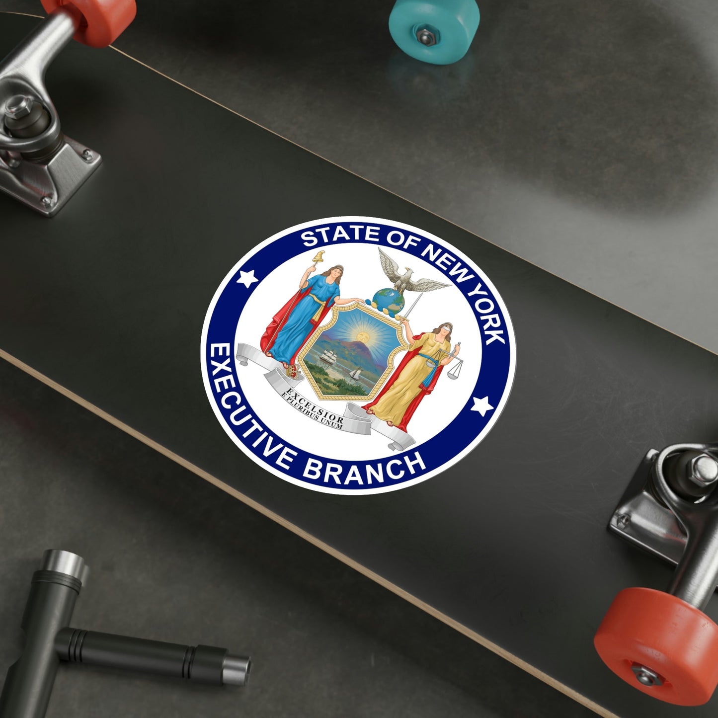 Seal of the Executive Branch of New York STICKER Vinyl Die-Cut Decal-The Sticker Space