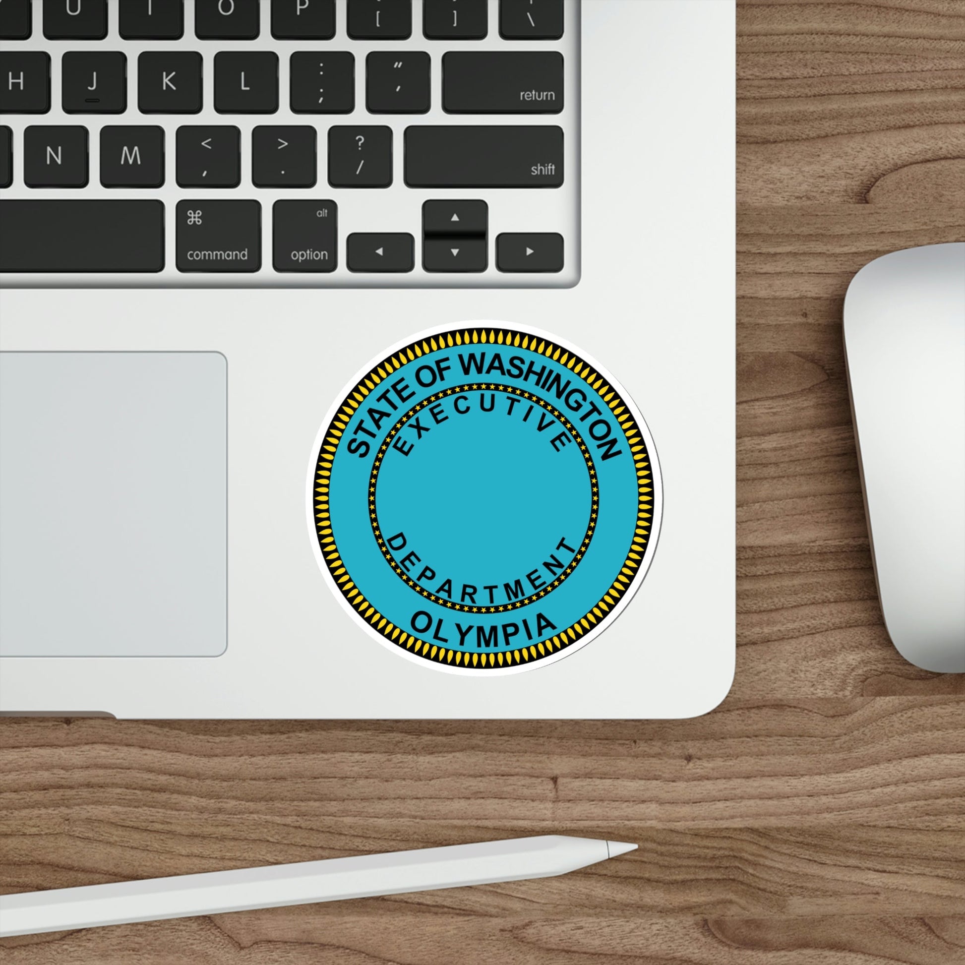 Seal of the Executive Department of Washington STICKER Vinyl Die-Cut Decal-The Sticker Space