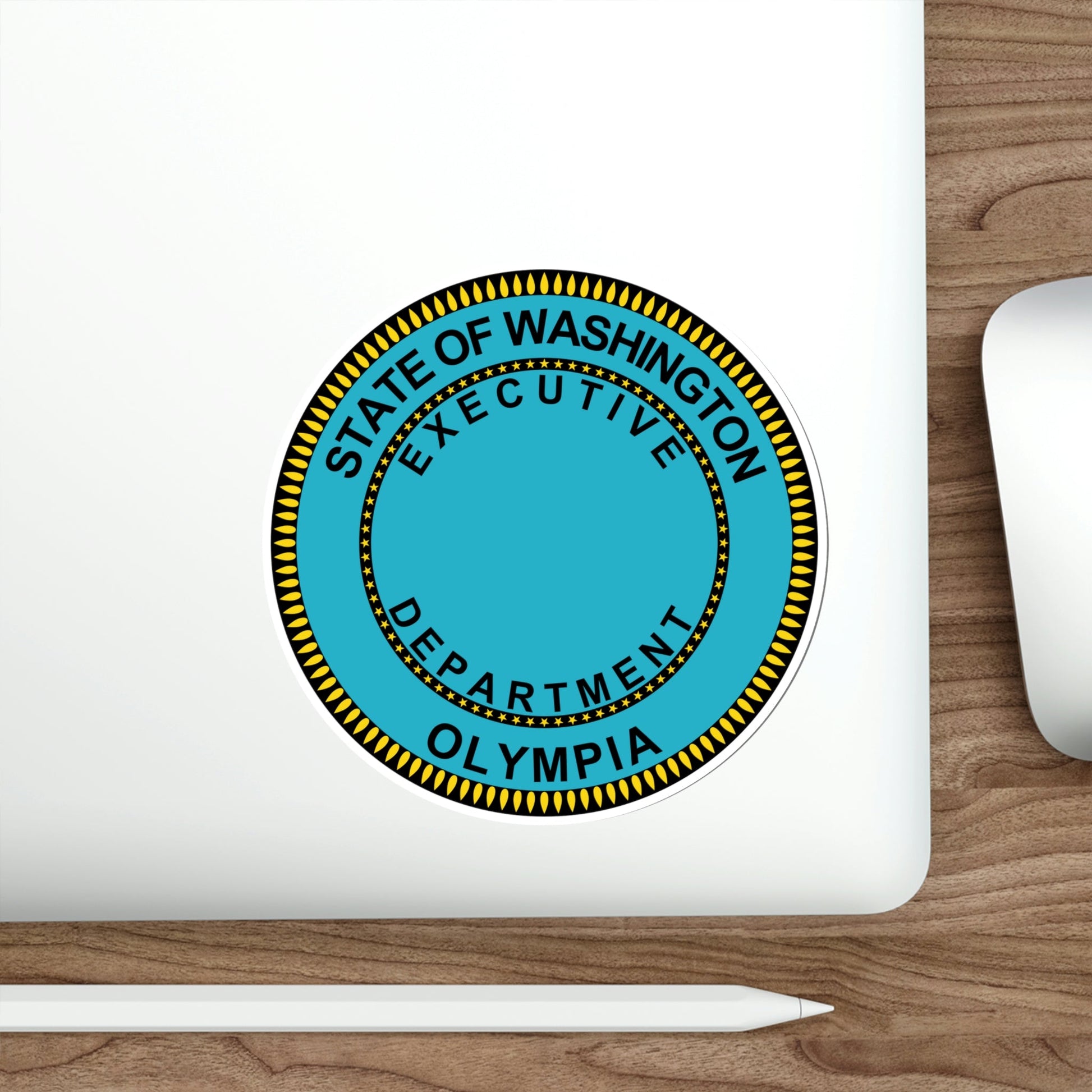 Seal of the Executive Department of Washington STICKER Vinyl Die-Cut Decal-The Sticker Space