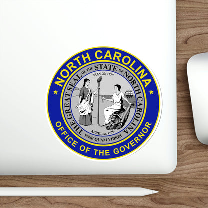 Seal of the Governor of North Carolina STICKER Vinyl Die-Cut Decal-The Sticker Space