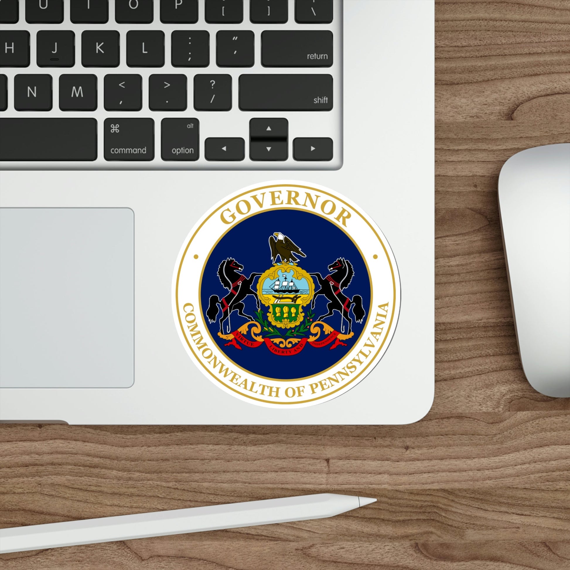 Seal of the Governor of Pennsylvania v2 STICKER Vinyl Die-Cut Decal-The Sticker Space