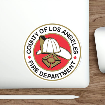 Seal of the Los Angeles County Fire Department USA STICKER Vinyl Die-Cut Decal-The Sticker Space