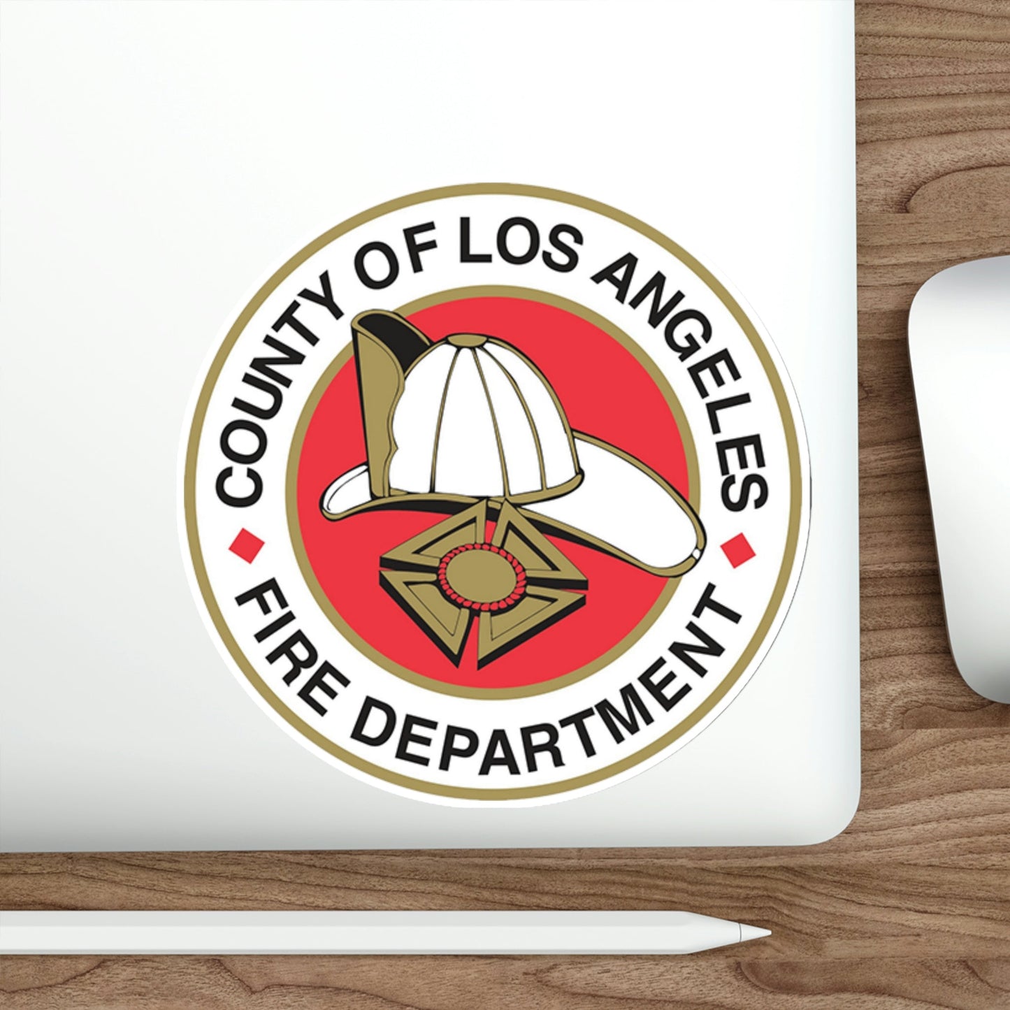 Seal of the Los Angeles County Fire Department USA STICKER Vinyl Die-Cut Decal-The Sticker Space