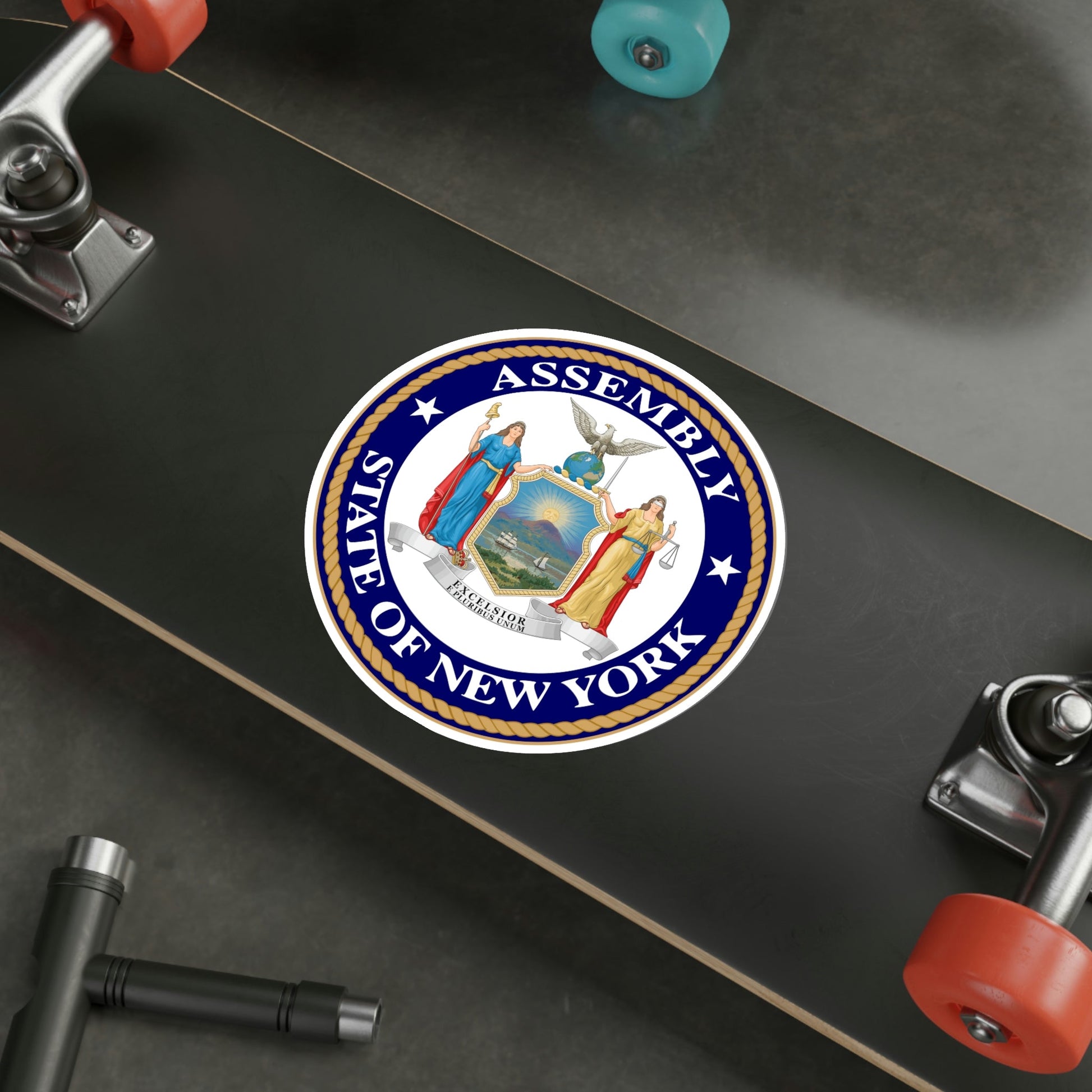 Seal of the New York State Assembly STICKER Vinyl Die-Cut Decal-The Sticker Space