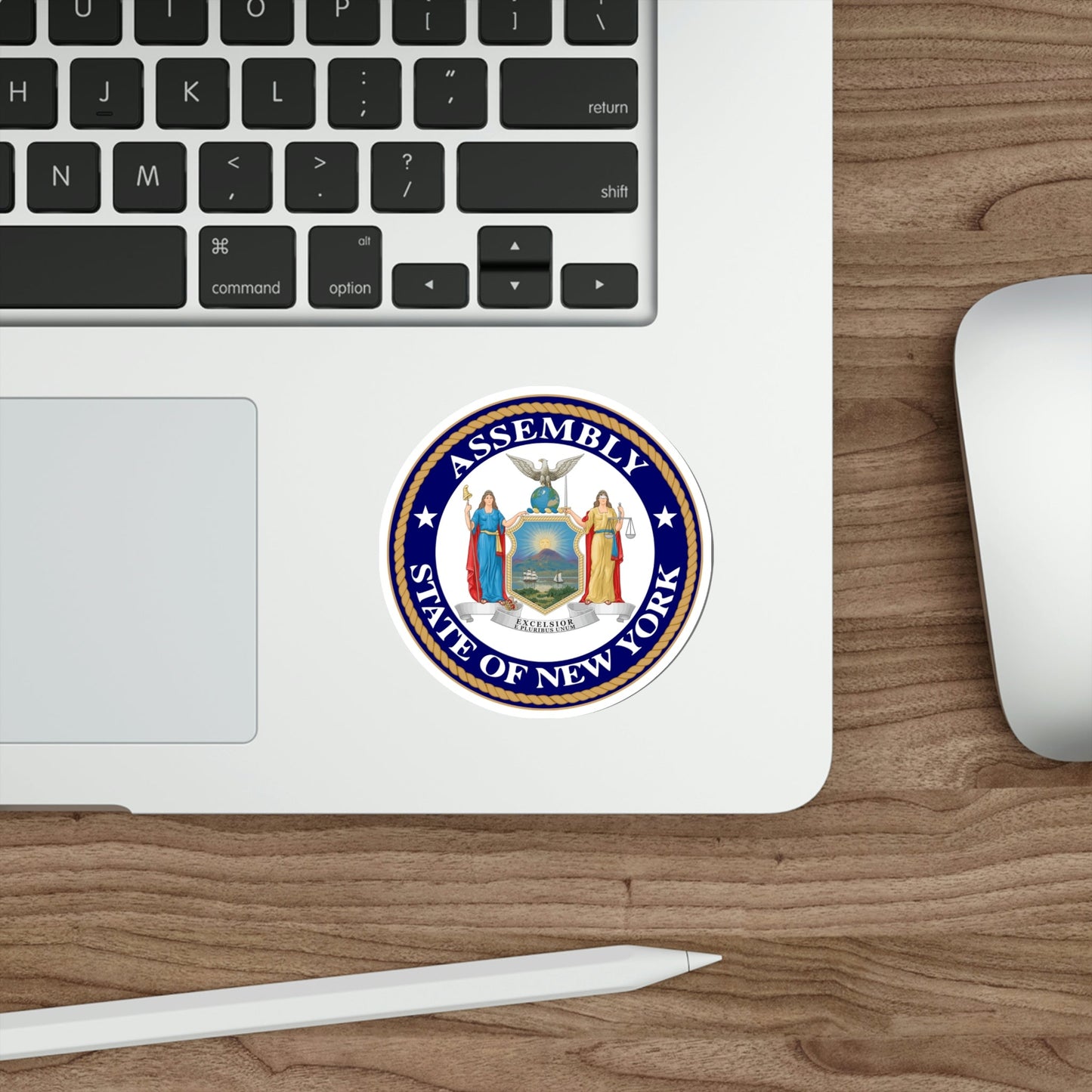 Seal of the New York State Assembly STICKER Vinyl Die-Cut Decal-The Sticker Space