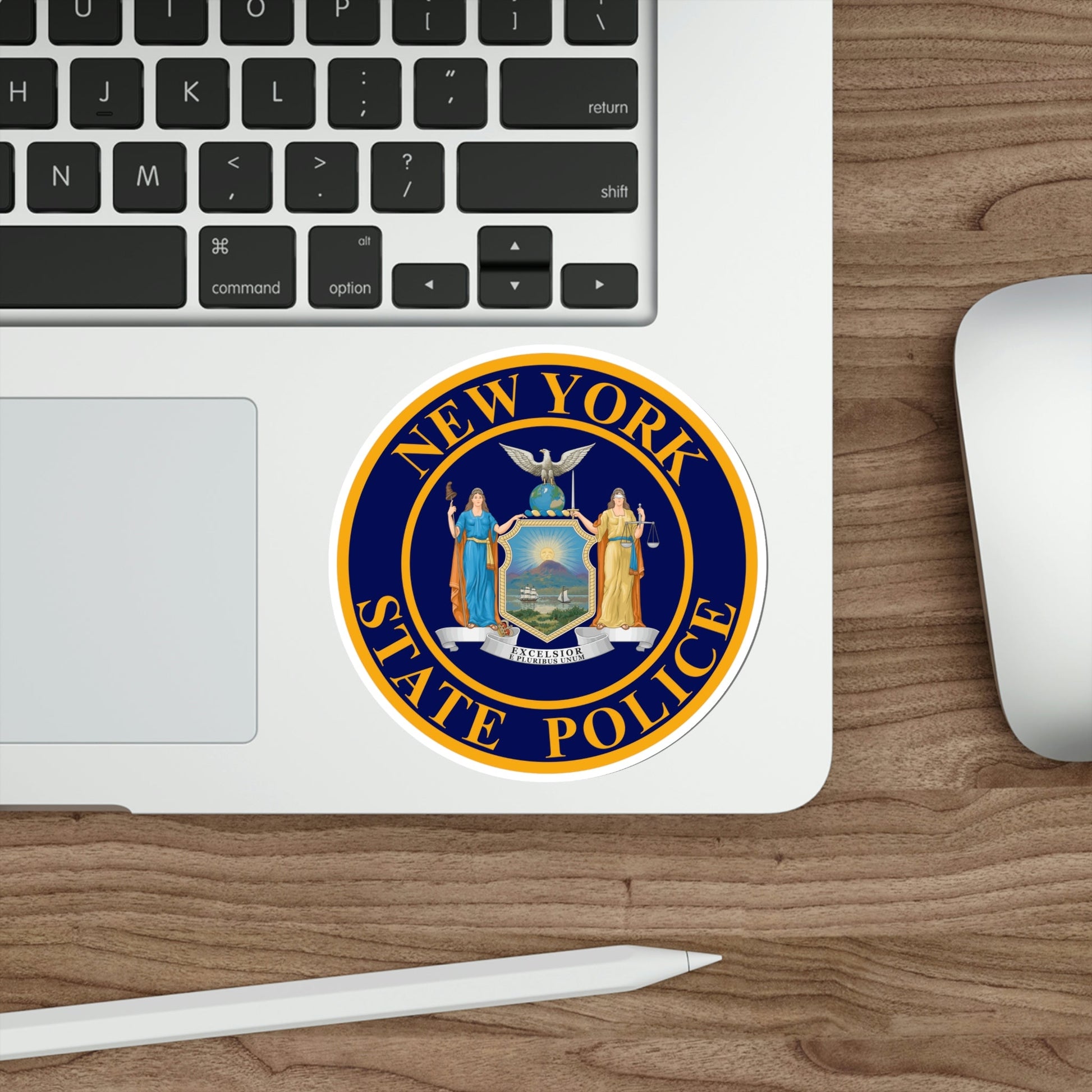 Seal of the New York State Police STICKER Vinyl Die-Cut Decal-The Sticker Space