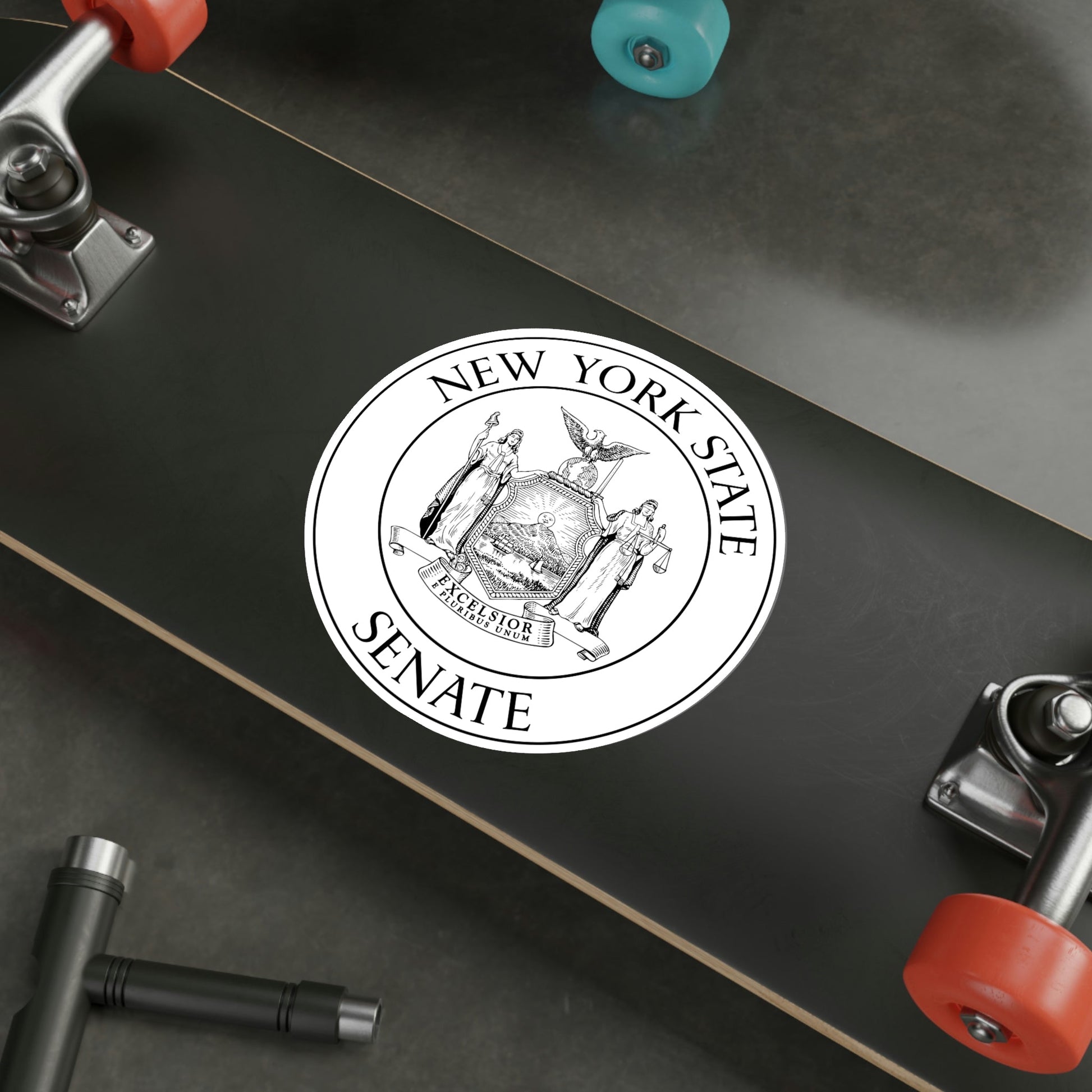 Seal of the New York State Senate STICKER Vinyl Die-Cut Decal-The Sticker Space