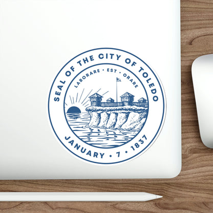 Seal of Toledo Ohio USA STICKER Vinyl Die-Cut Decal-The Sticker Space