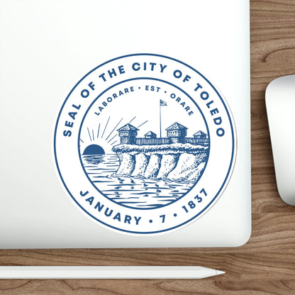 Seal of Toledo Ohio USA STICKER Vinyl Die-Cut Decal-The Sticker Space