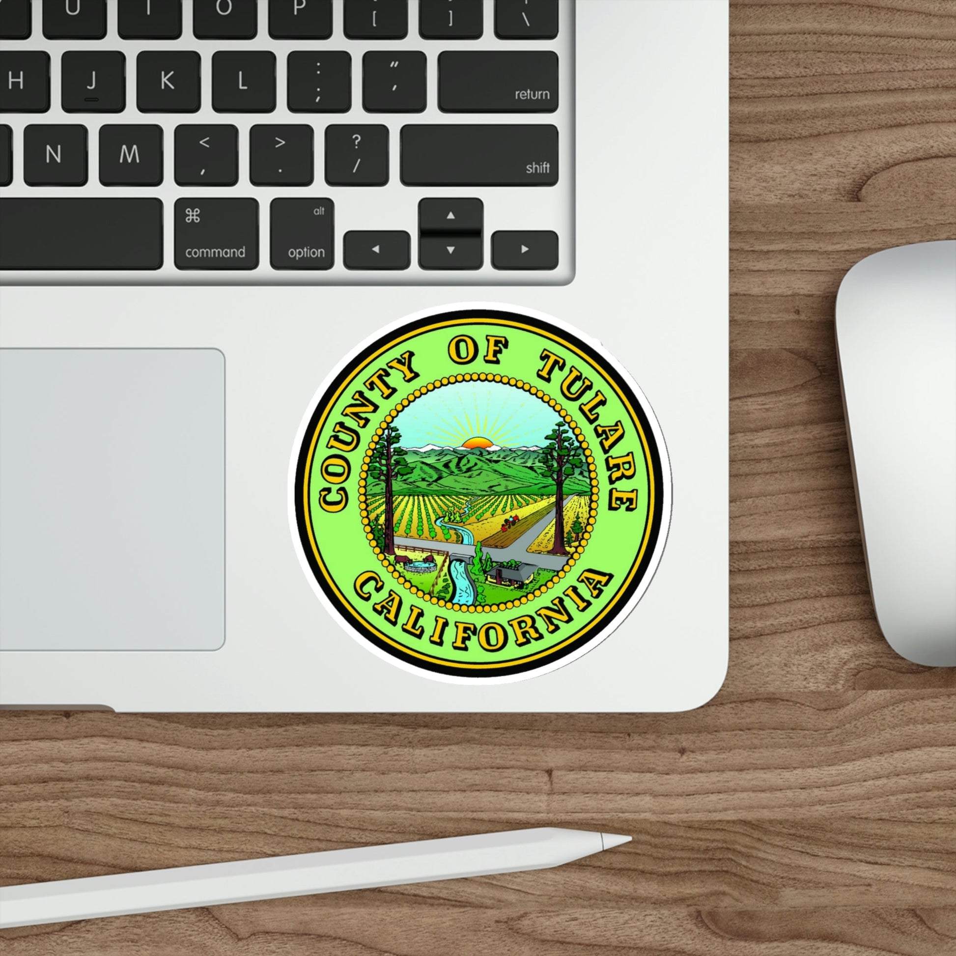 Seal of Tulare County, California USA STICKER Vinyl Die-Cut Decal-The Sticker Space