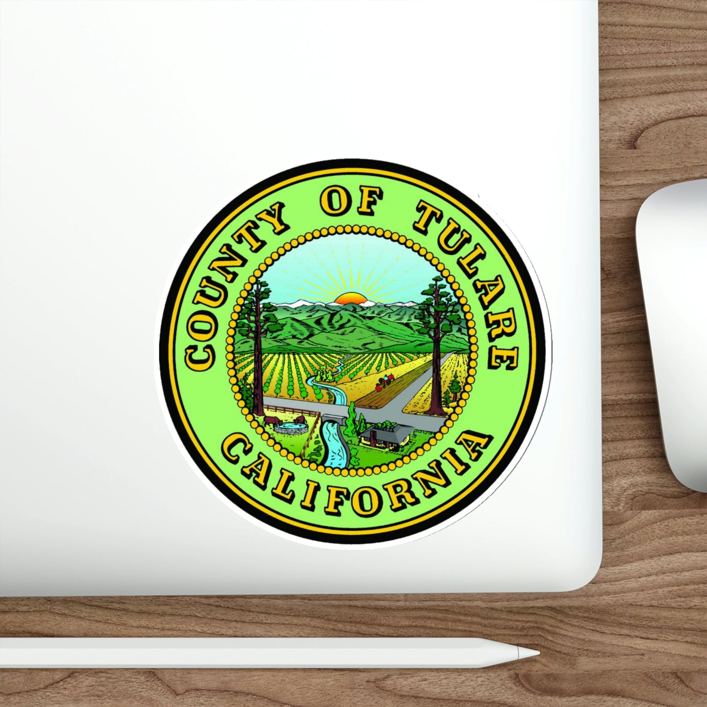 Seal of Tulare County, California USA STICKER Vinyl Die-Cut Decal-The Sticker Space