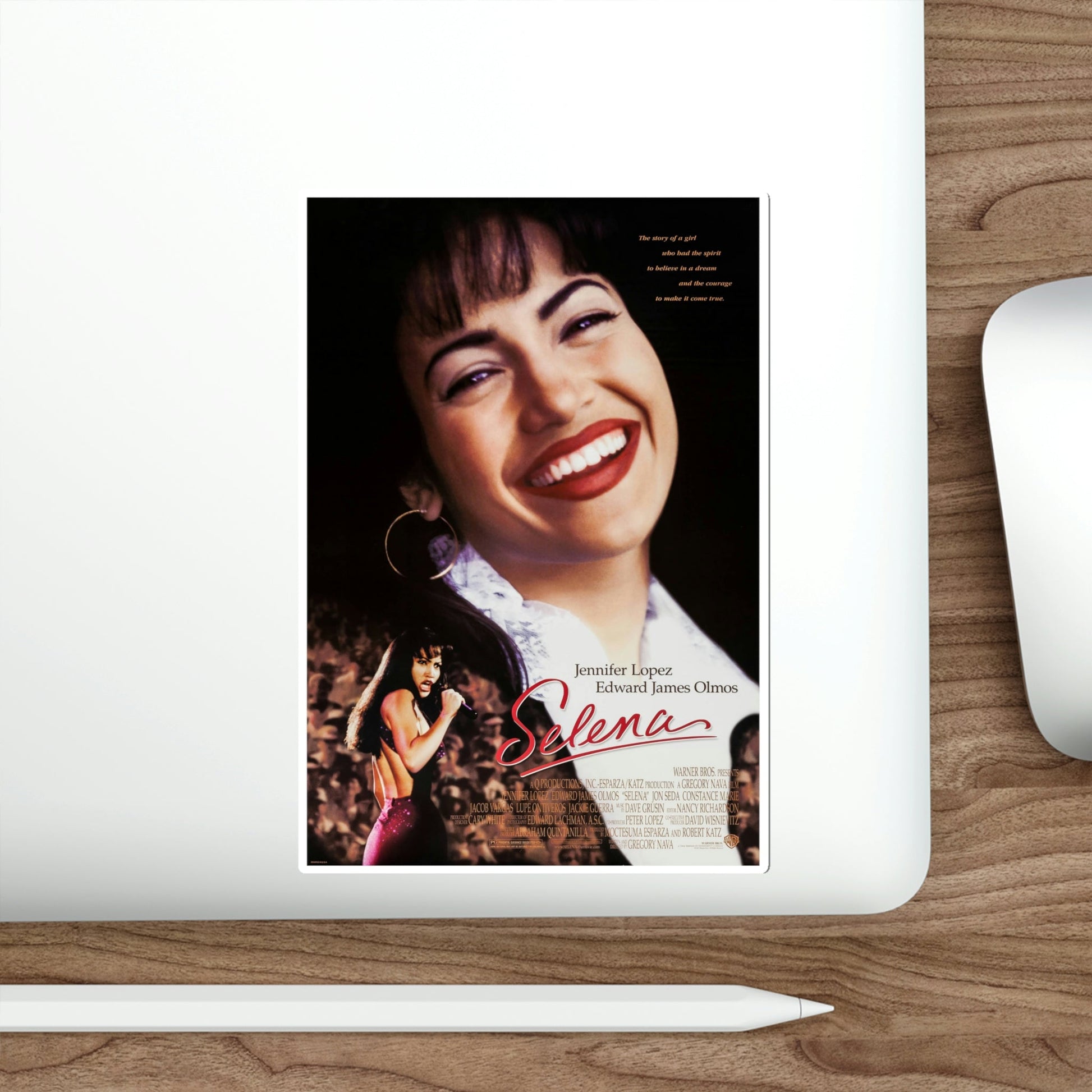 Selena 1997 Movie Poster STICKER Vinyl Die-Cut Decal-The Sticker Space