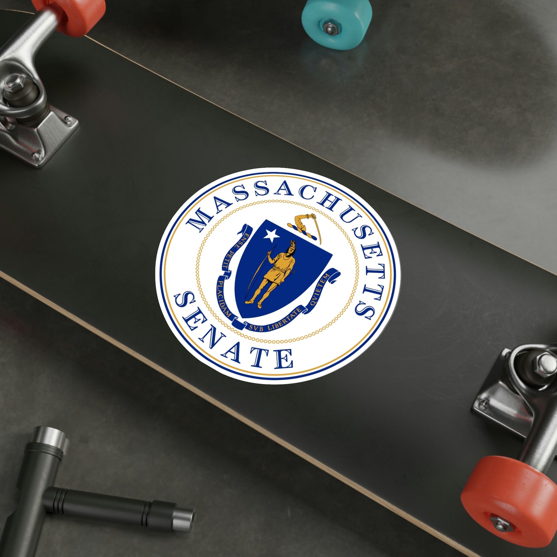 Senate of Massachusetts STICKER Vinyl Die-Cut Decal-The Sticker Space