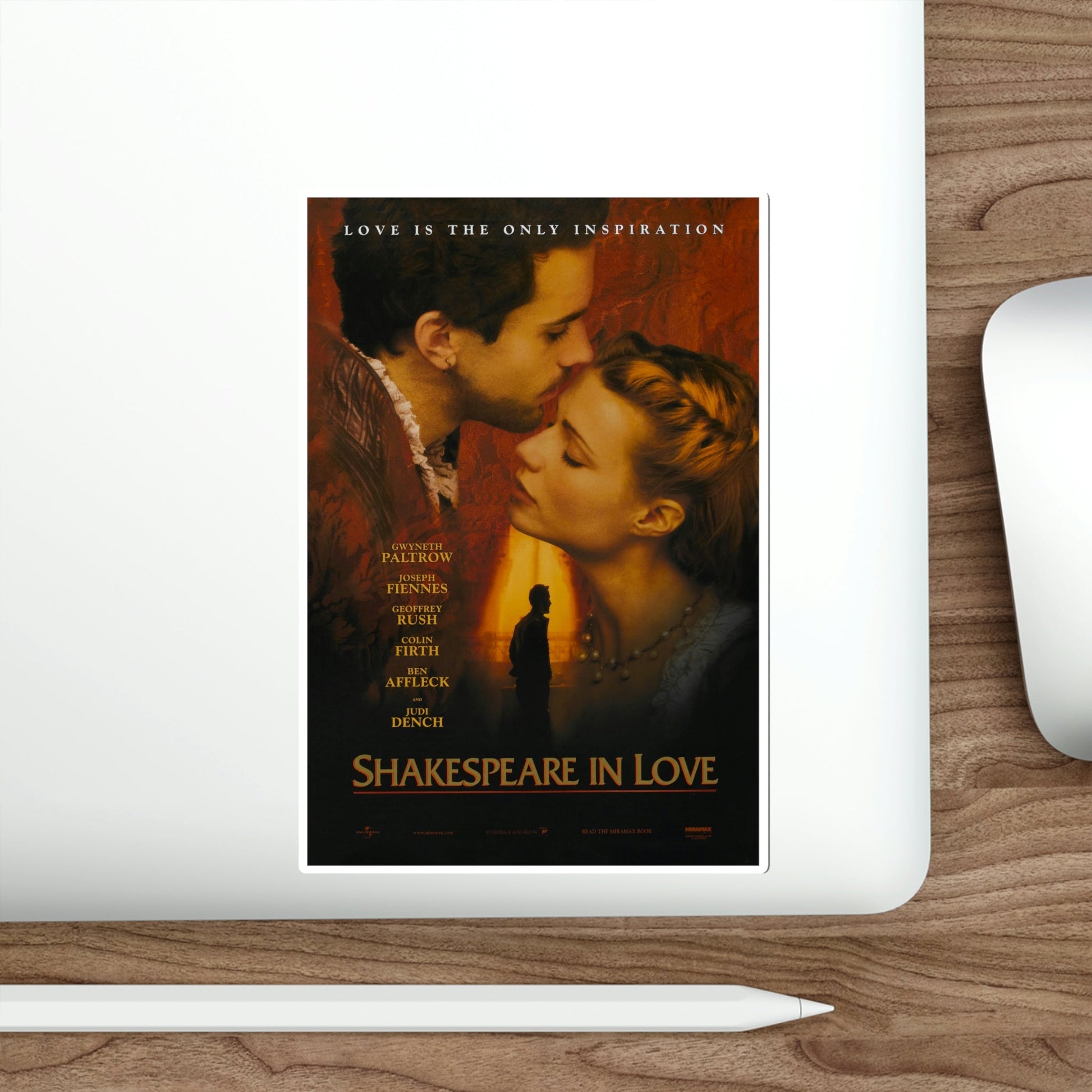 Shakespeare in Love 1998 Movie Poster STICKER Vinyl Die-Cut Decal-The Sticker Space