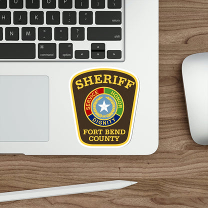 Sherrif Fort Bend County STICKER Vinyl Die-Cut Decal-The Sticker Space