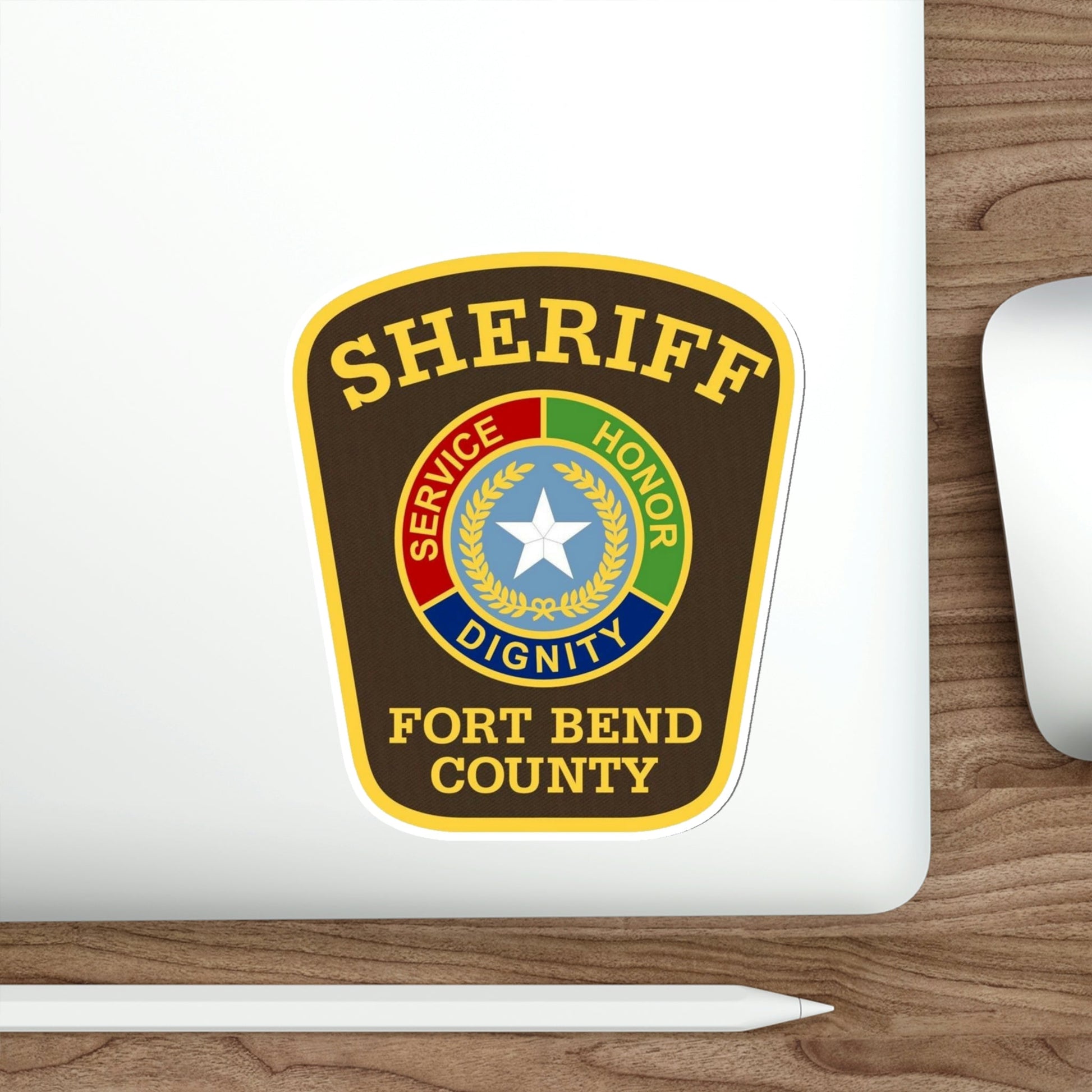 Sherrif Fort Bend County STICKER Vinyl Die-Cut Decal-The Sticker Space