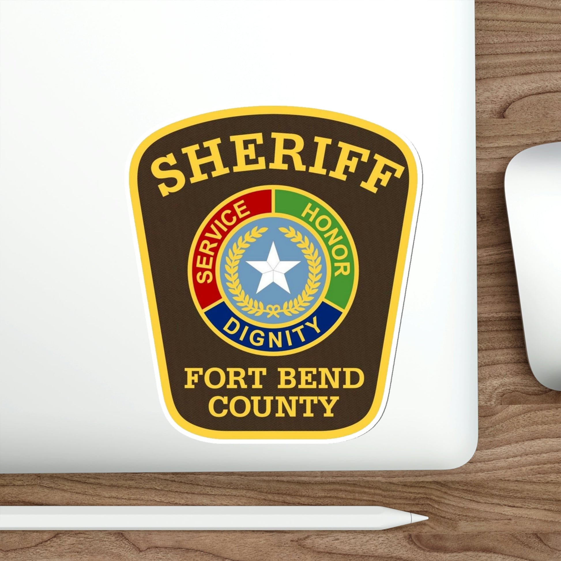 Sherrif Fort Bend County STICKER Vinyl Die-Cut Decal-The Sticker Space