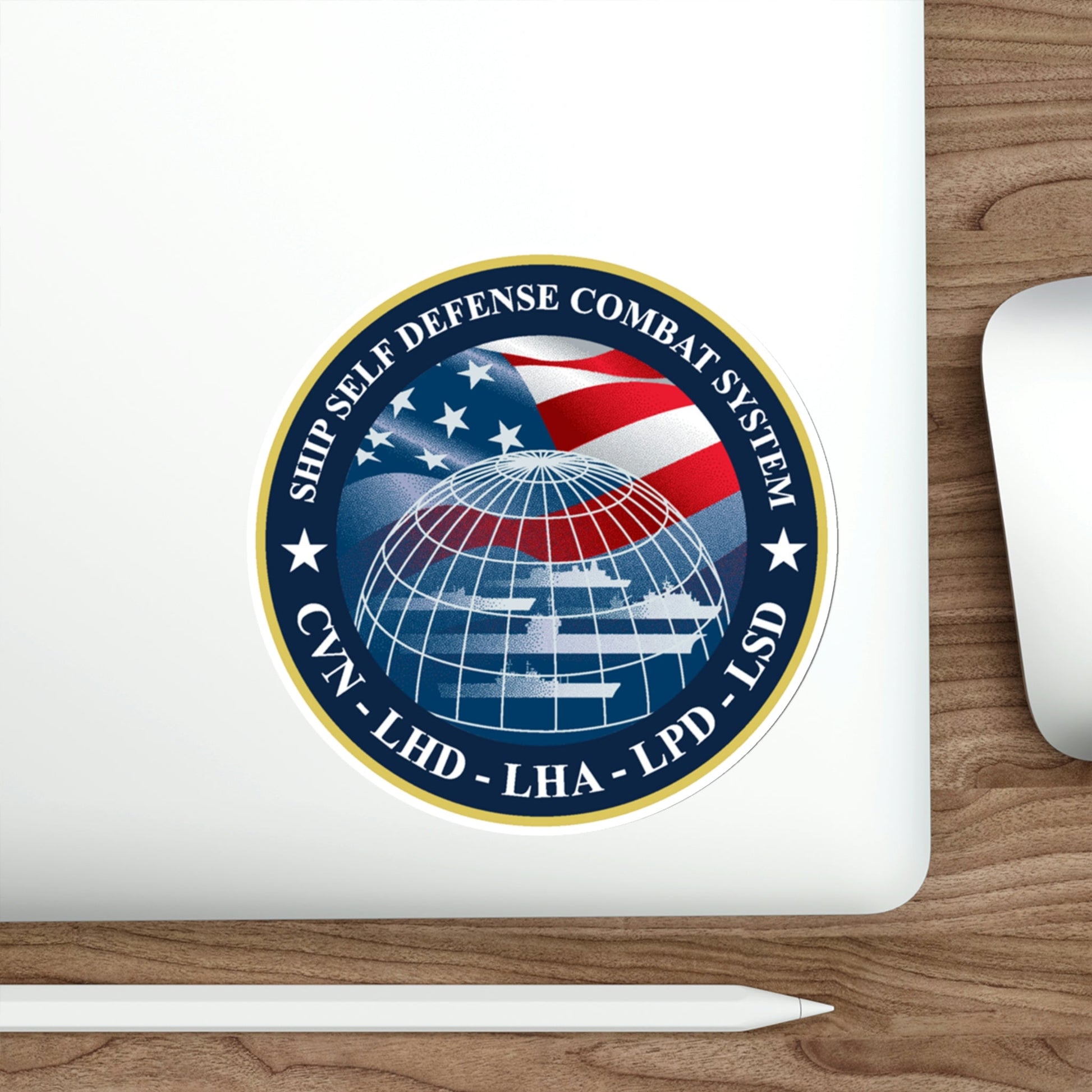 Ship Self Defense Combat System (U.S. Navy) STICKER Vinyl Die-Cut Decal-The Sticker Space