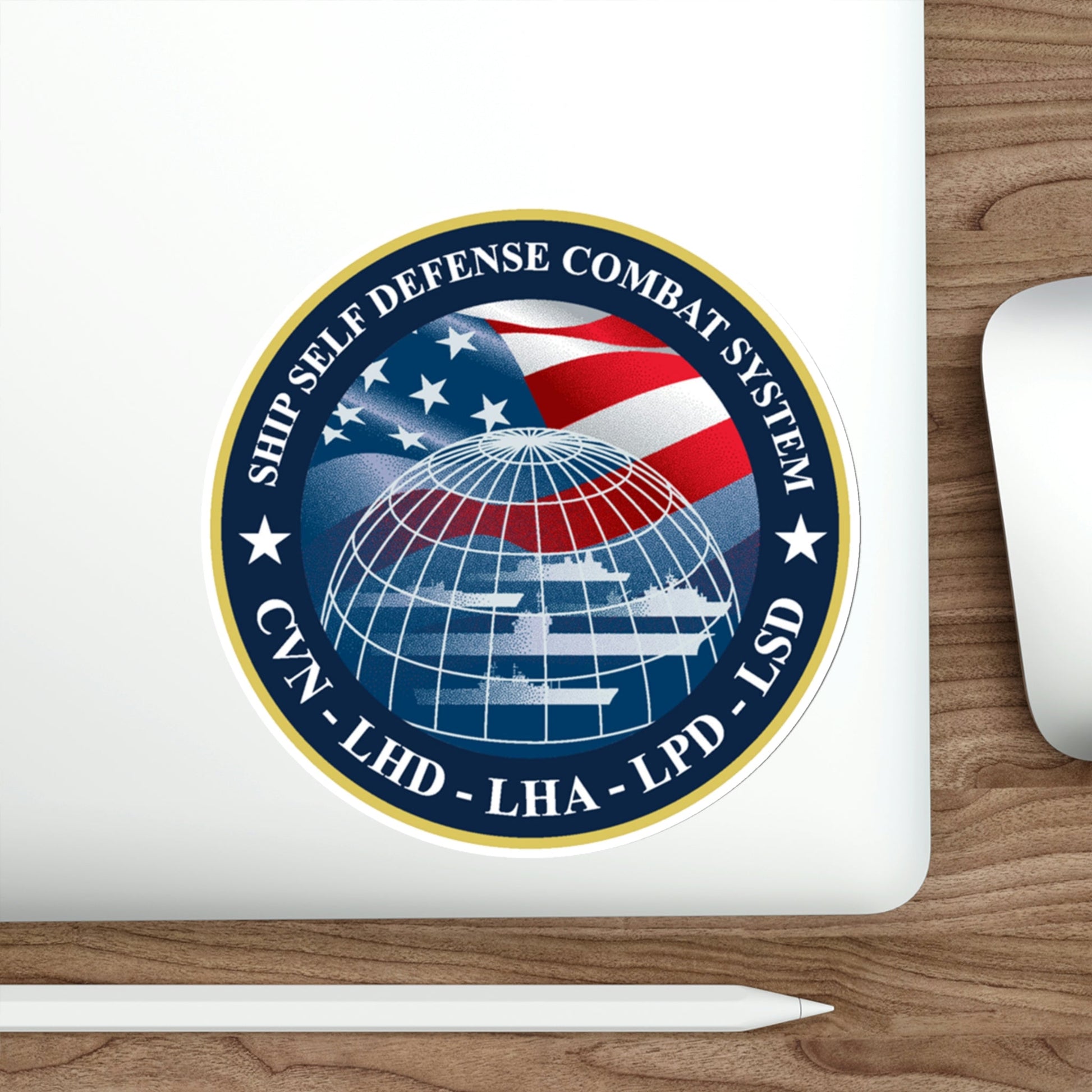 Ship Self Defense Combat System (U.S. Navy) STICKER Vinyl Die-Cut Decal-The Sticker Space