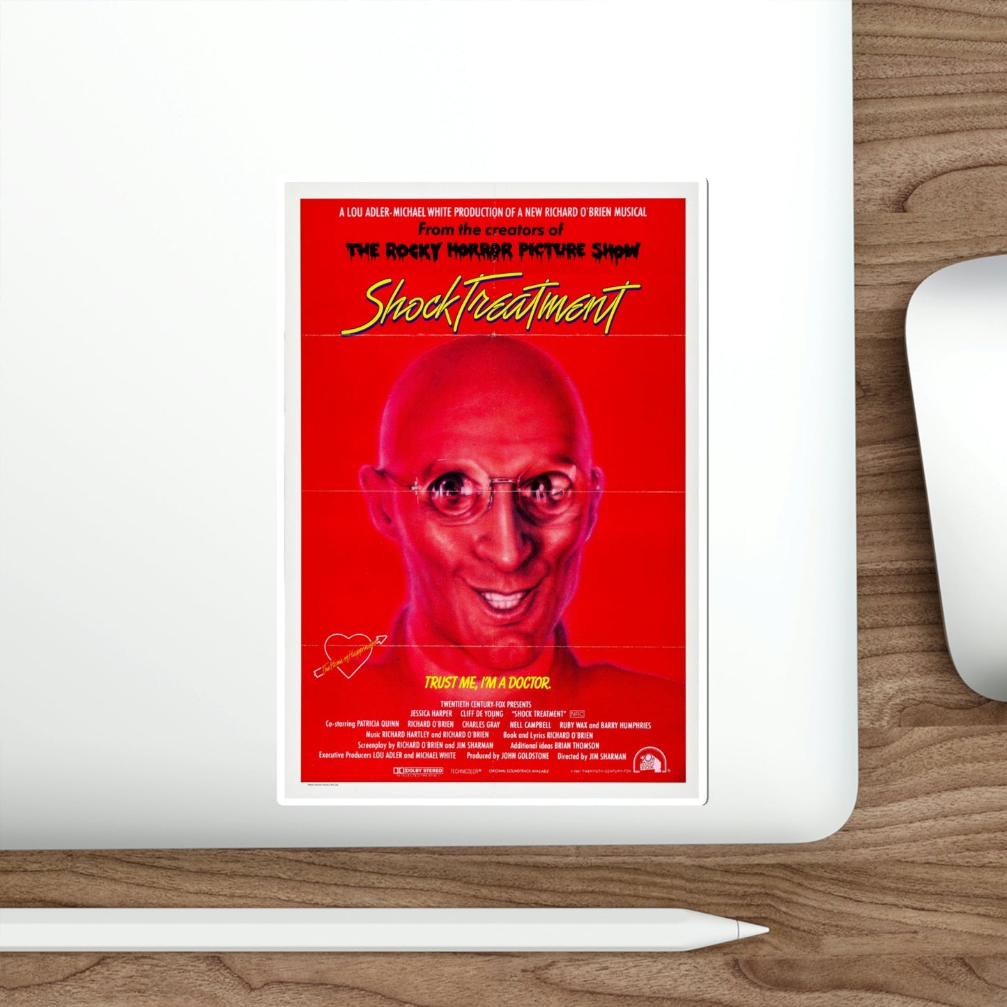 Shock Treatment 1981 Movie Poster STICKER Vinyl Die-Cut Decal-The Sticker Space