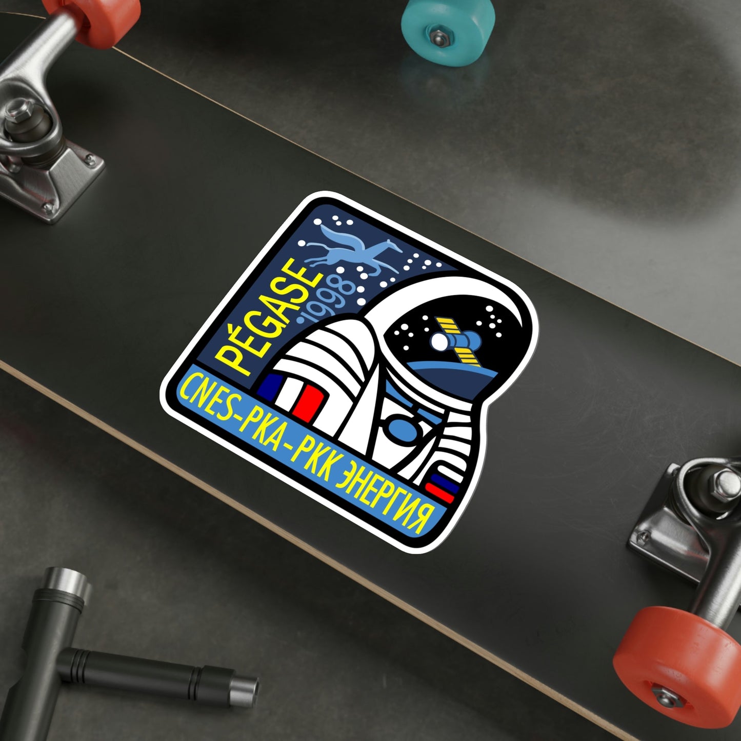 Soyuz TM-27 (Soviet Space Program) STICKER Vinyl Die-Cut Decal-The Sticker Space