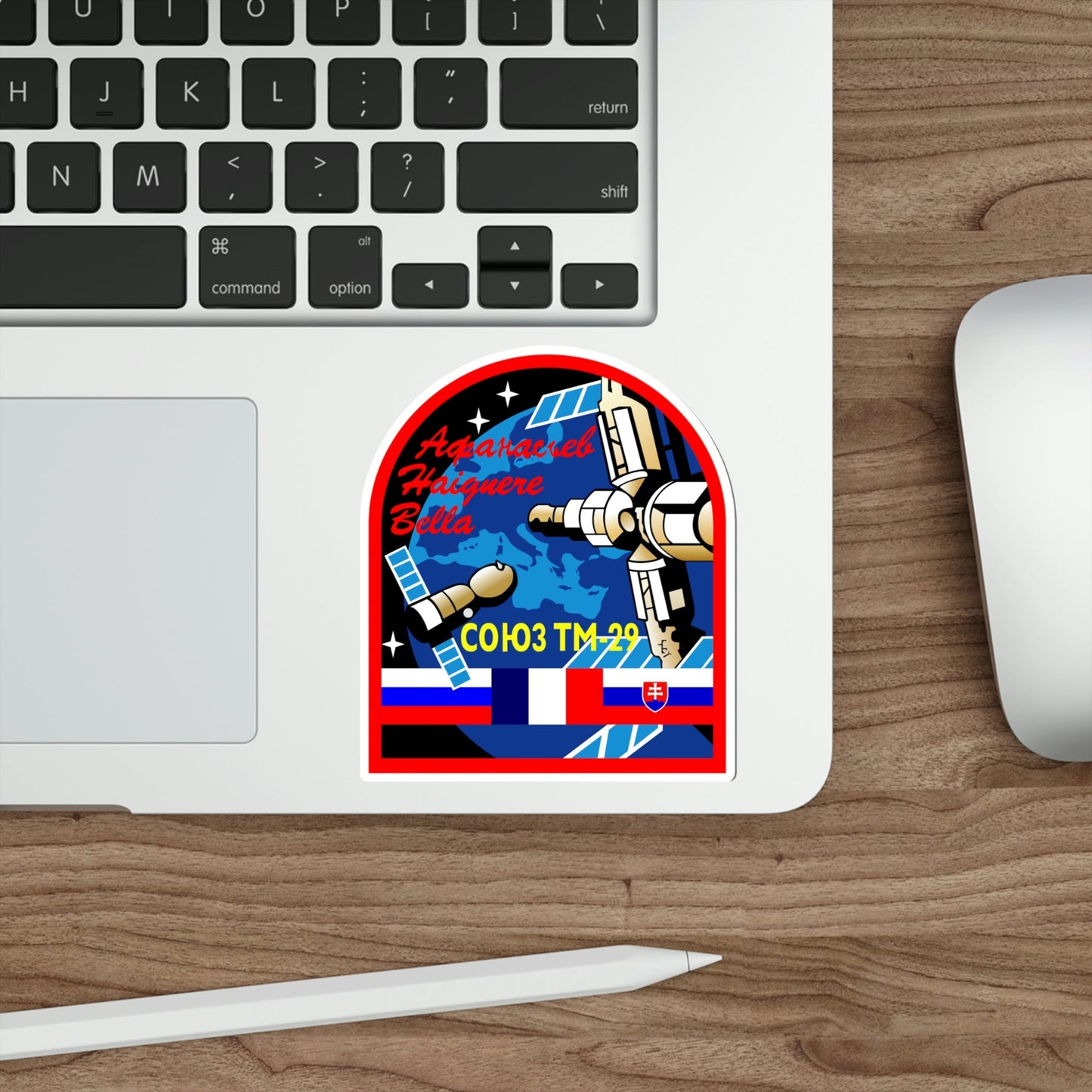 Soyuz TM-29 (Soviet Space Program) STICKER Vinyl Die-Cut Decal-The Sticker Space