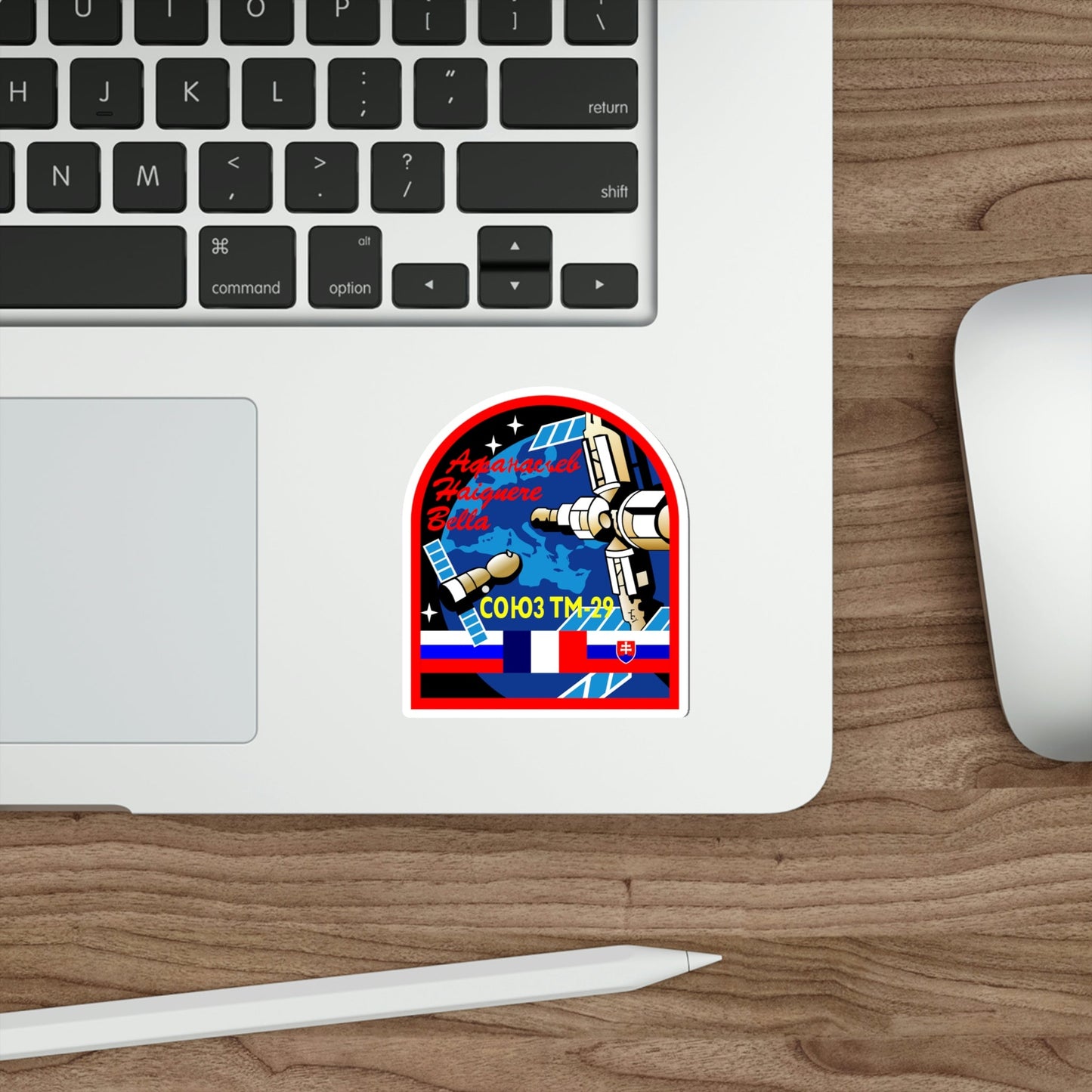 Soyuz TM-29 (Soviet Space Program) STICKER Vinyl Die-Cut Decal-The Sticker Space