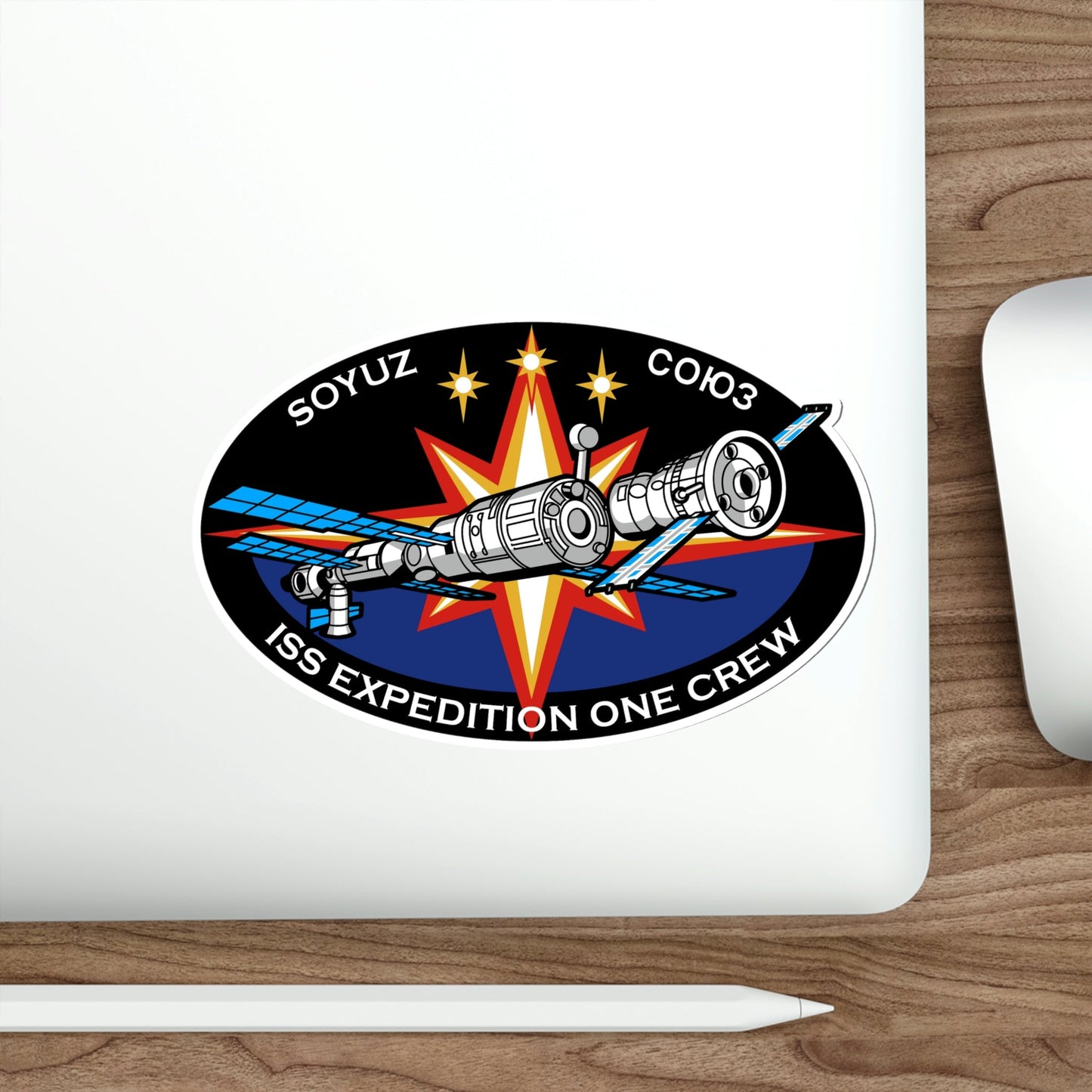 Soyuz TM-31 (Soviet Space Program) STICKER Vinyl Die-Cut Decal-The Sticker Space