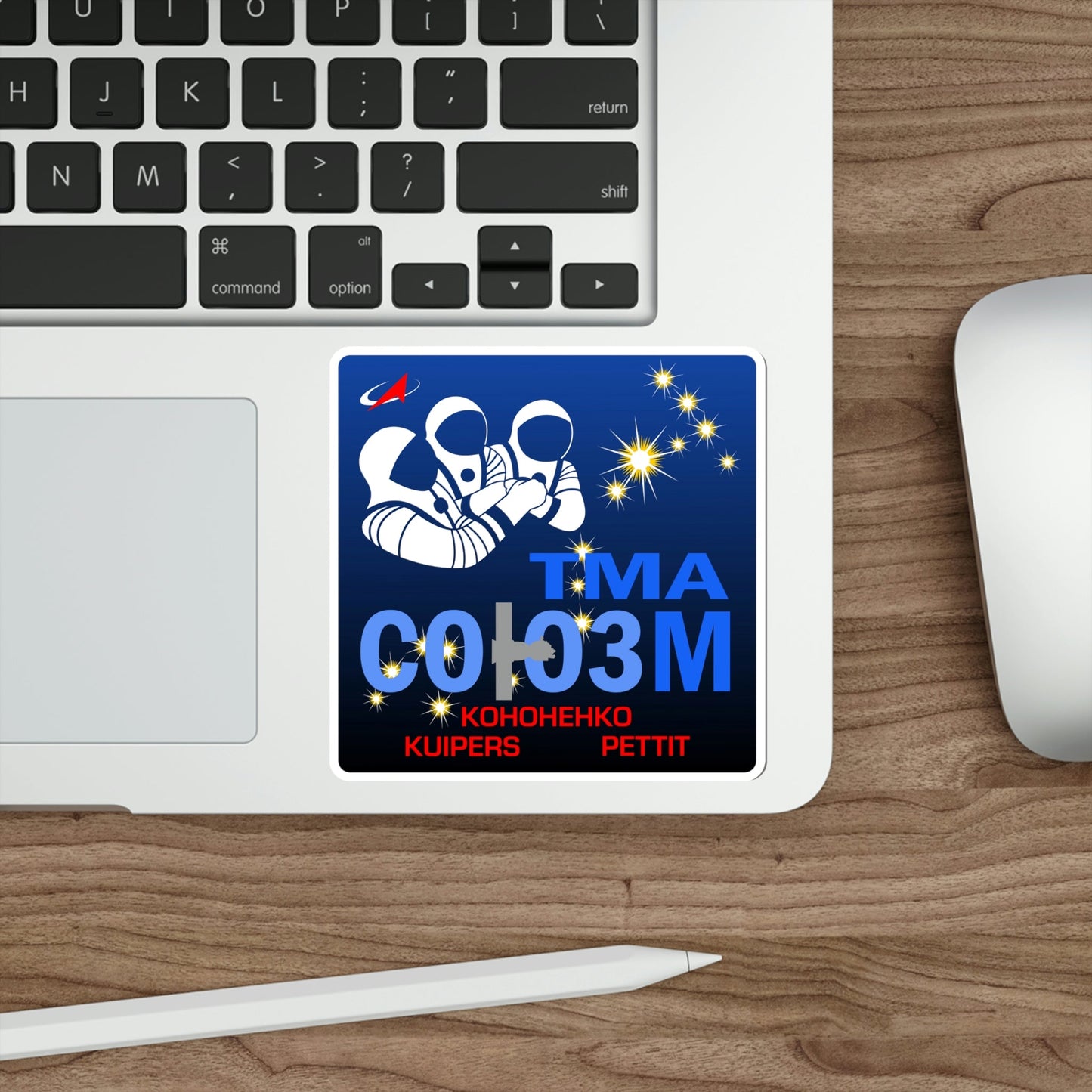 Soyuz TMA-03M (Soviet Space Program) STICKER Vinyl Die-Cut Decal-The Sticker Space