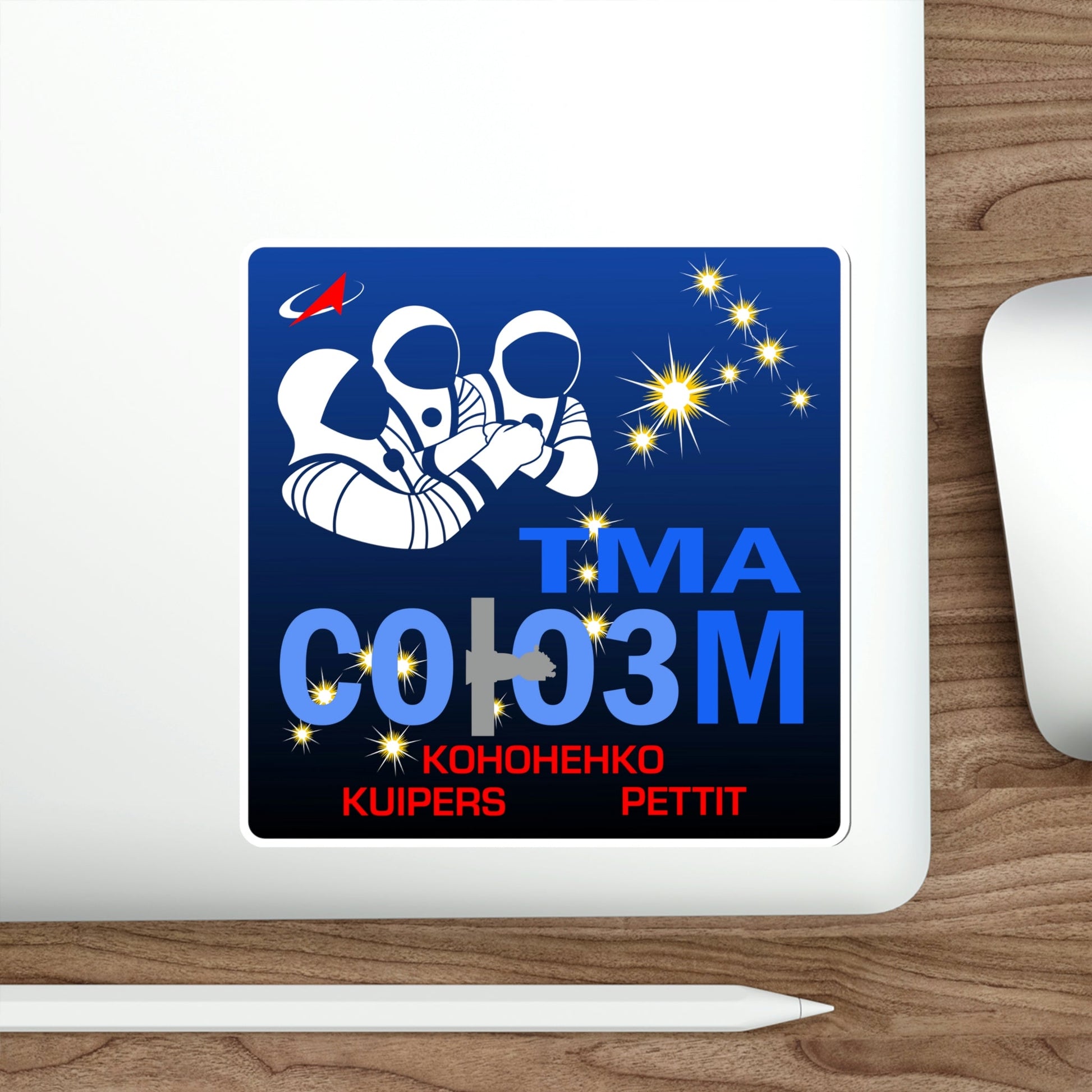 Soyuz TMA-03M (Soviet Space Program) STICKER Vinyl Die-Cut Decal-The Sticker Space