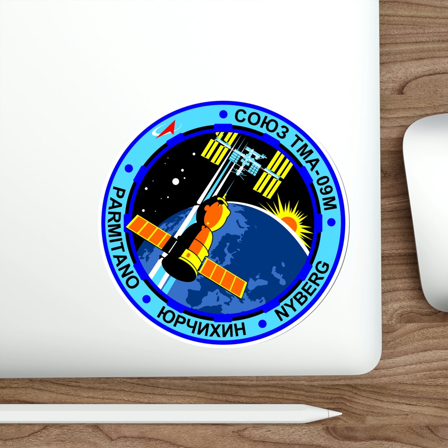 Soyuz TMA-09M (Soviet Space Program) STICKER Vinyl Die-Cut Decal-The Sticker Space