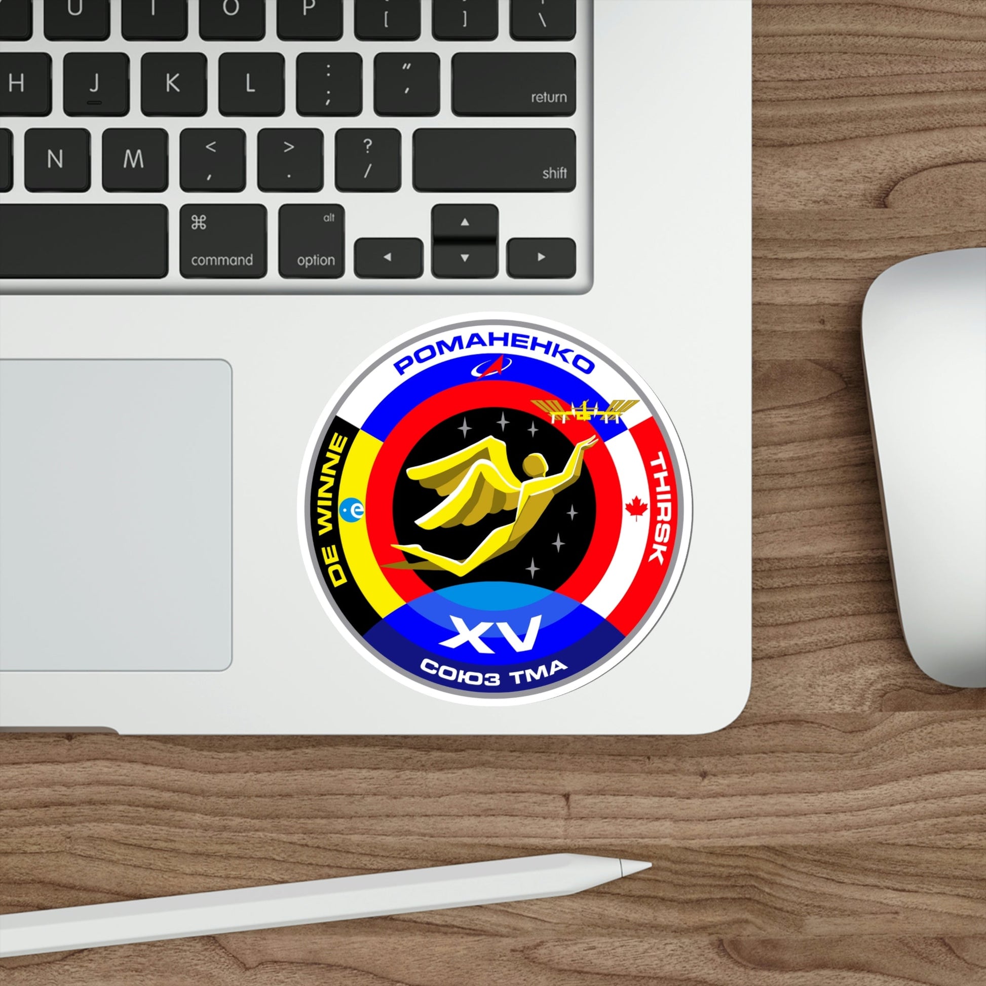 Soyuz TMA-15 (Soviet Space Program) STICKER Vinyl Die-Cut Decal-The Sticker Space