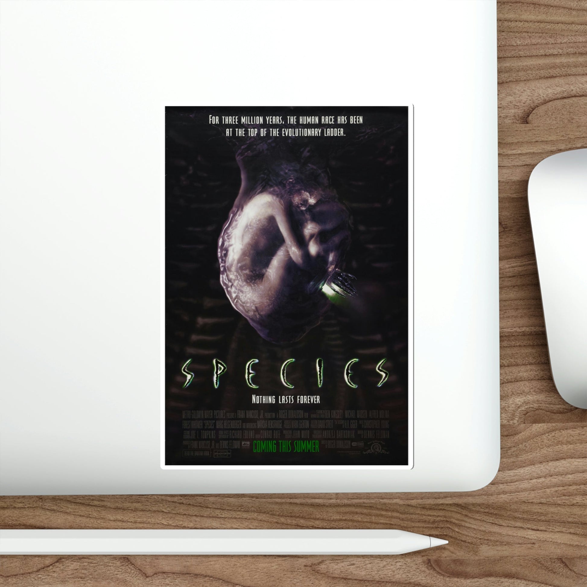 Species 1995 Movie Poster STICKER Vinyl Die-Cut Decal-The Sticker Space