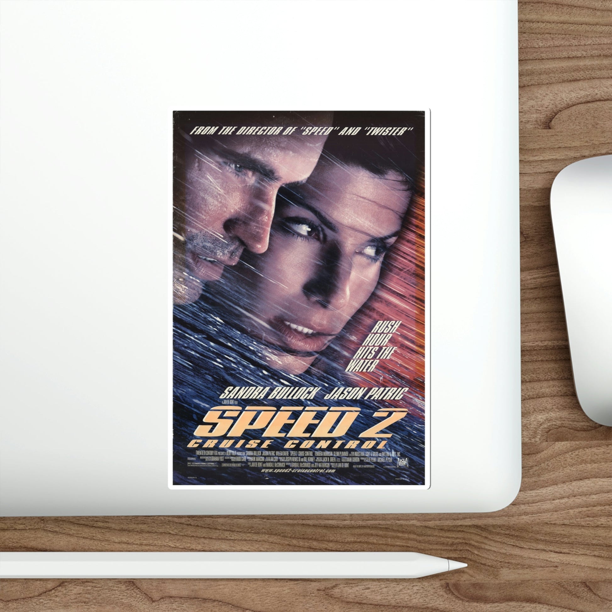 Speed 2 Cruise Control 1997 Movie Poster STICKER Vinyl Die-Cut Decal-The Sticker Space