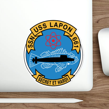 SSN USS Lapon 661 Secret ET Hardi (U.S. Navy) STICKER Vinyl Die-Cut Decal-The Sticker Space