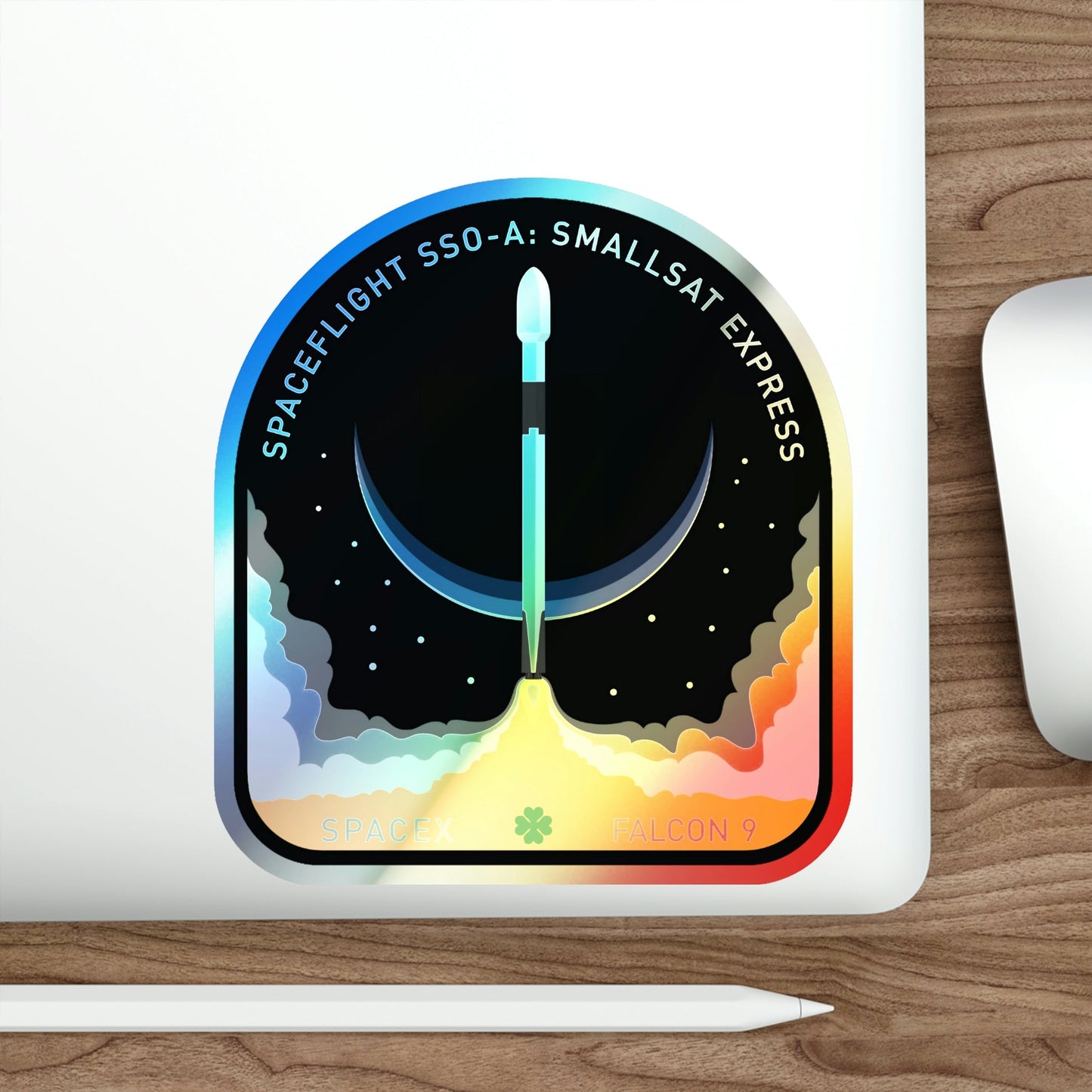 SSO-A (SpaceX) Holographic STICKER Die-Cut Vinyl Decal-The Sticker Space