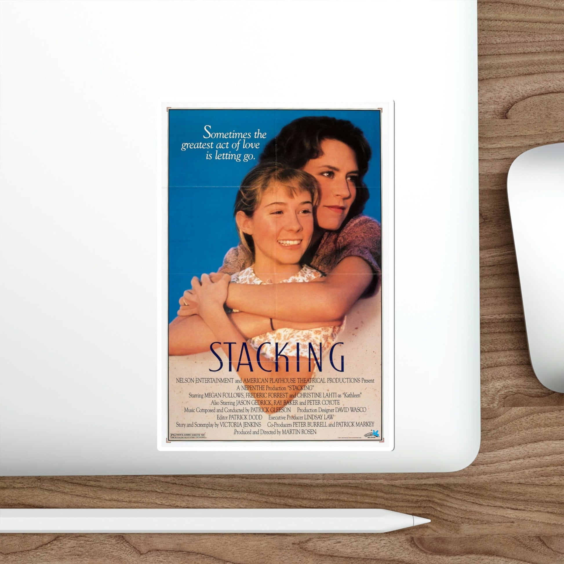 Stacking 1987 Movie Poster STICKER Vinyl Die-Cut Decal-The Sticker Space
