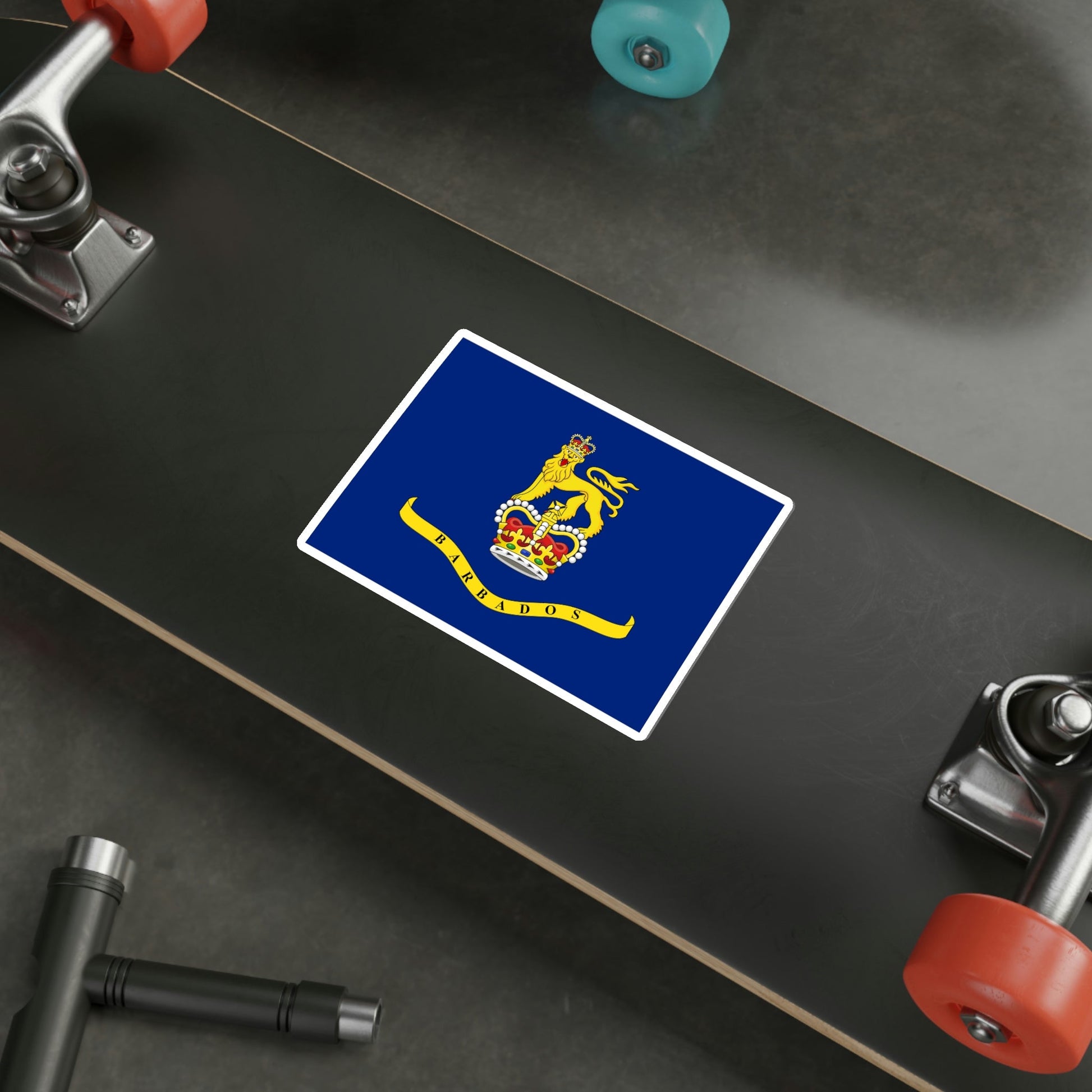 Standard of the Governor-General of Barbados STICKER Vinyl Die-Cut Decal-The Sticker Space