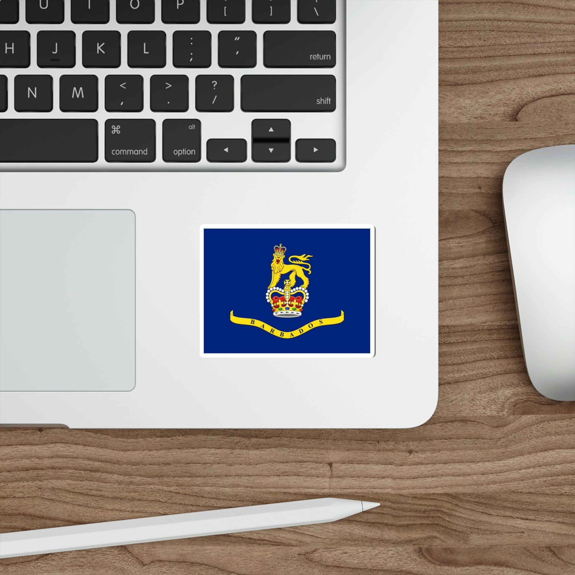 Standard of the Governor-General of Barbados STICKER Vinyl Die-Cut Decal-The Sticker Space