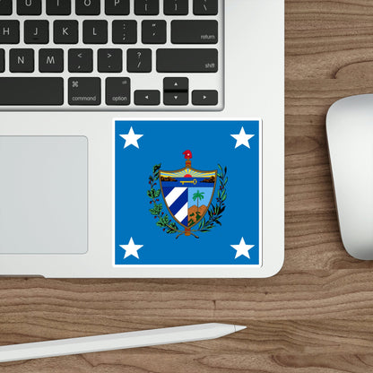 Standard of the President of Cuba (1909-1929) STICKER Vinyl Die-Cut Decal-The Sticker Space