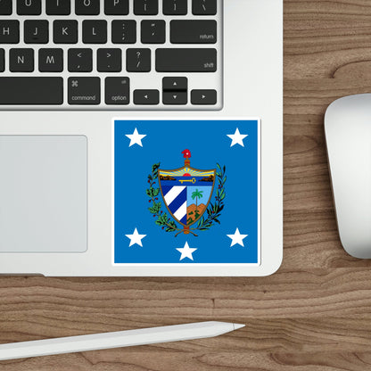 Standard of the President of Cuba (1929-1959) STICKER Vinyl Die-Cut Decal-The Sticker Space