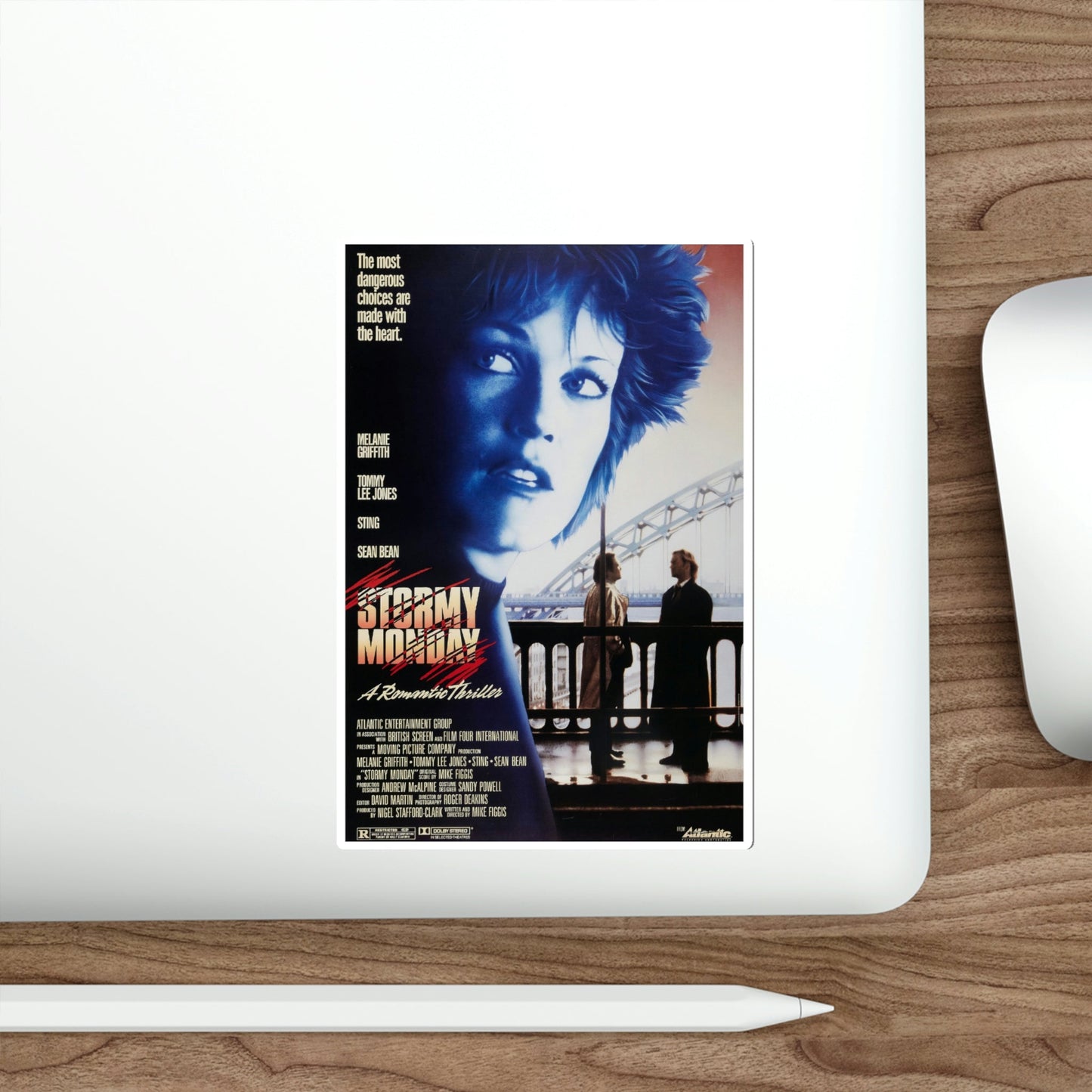 Stormy Monday 1988 Movie Poster STICKER Vinyl Die-Cut Decal-The Sticker Space